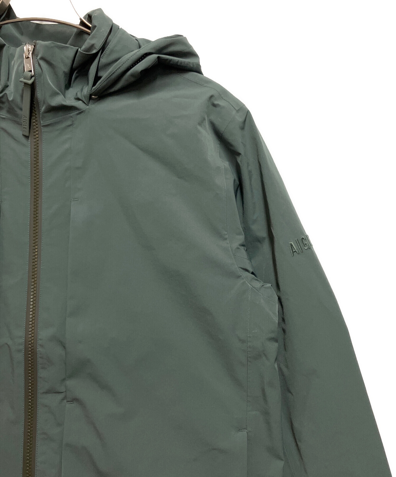 中古・古着通販】AIGLE (エーグル) ナイロンジャケット オリーブ 