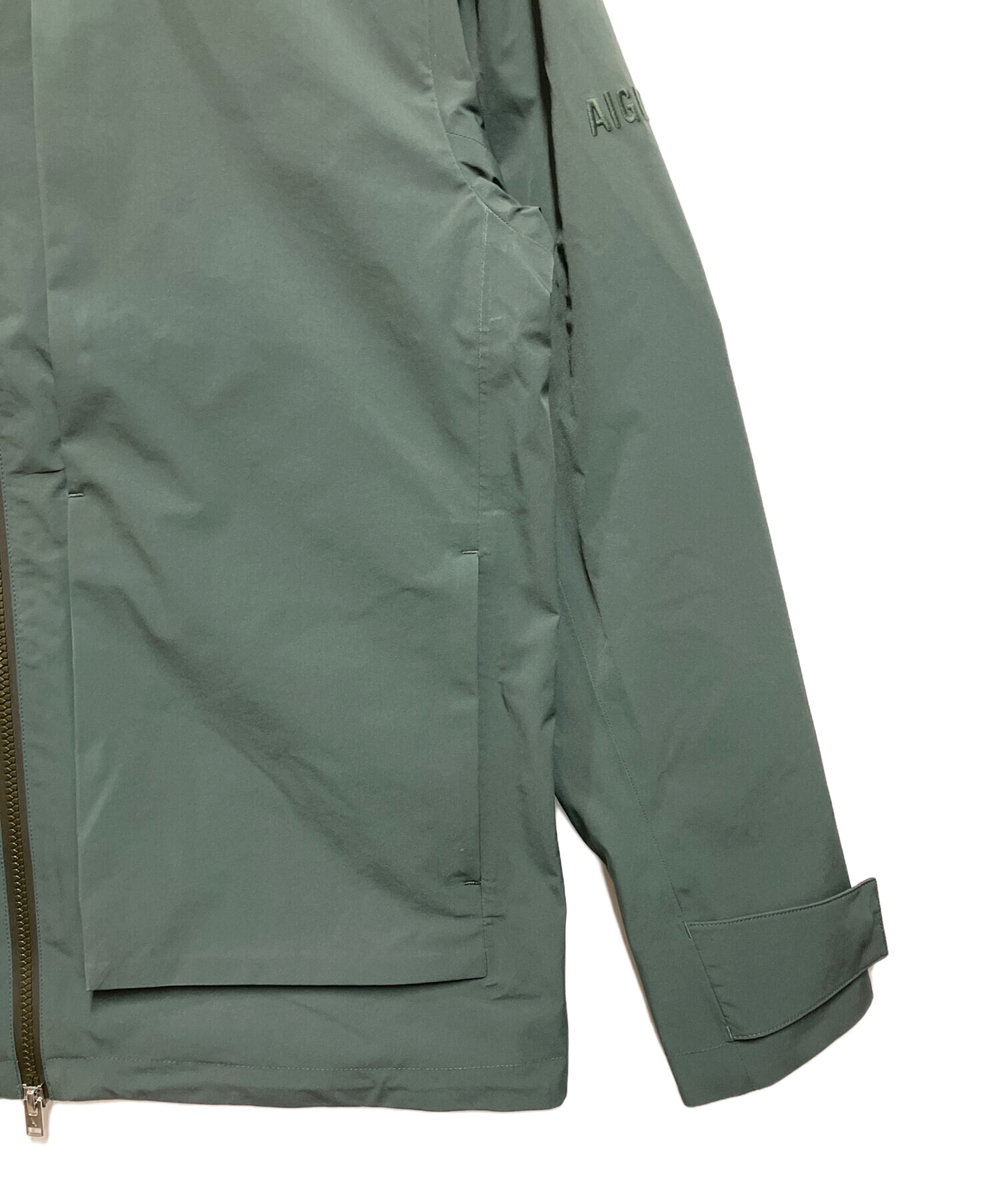 中古・古着通販】AIGLE (エーグル) ナイロンジャケット オリーブ 