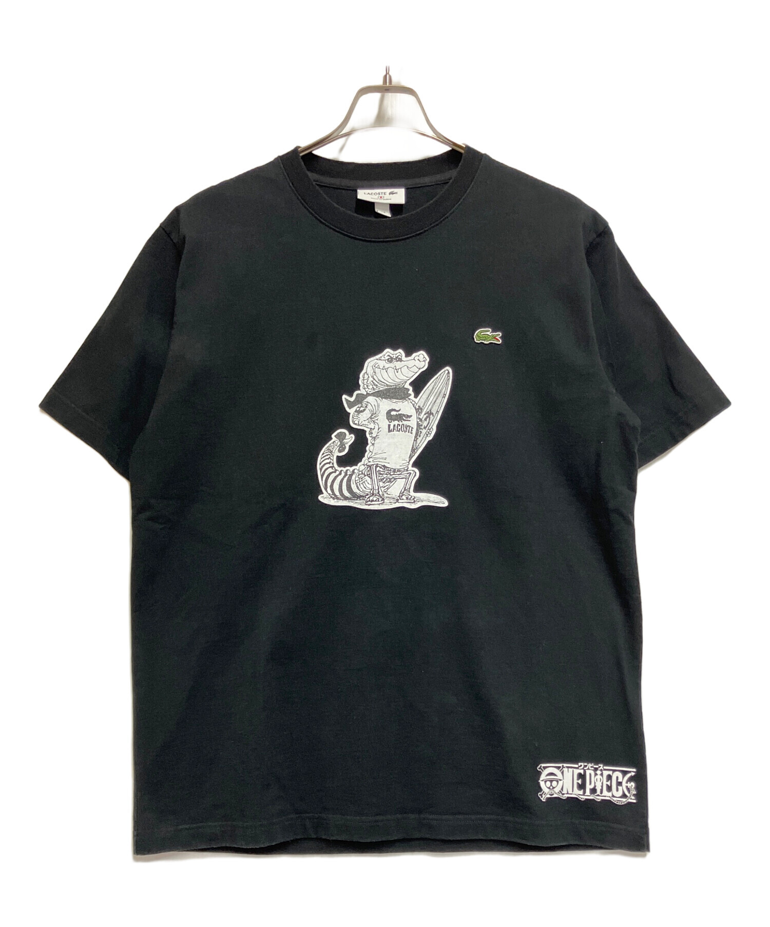 中古・古着通販】LACOSTE (ラコステ) 半袖カットソー ブラック サイズ