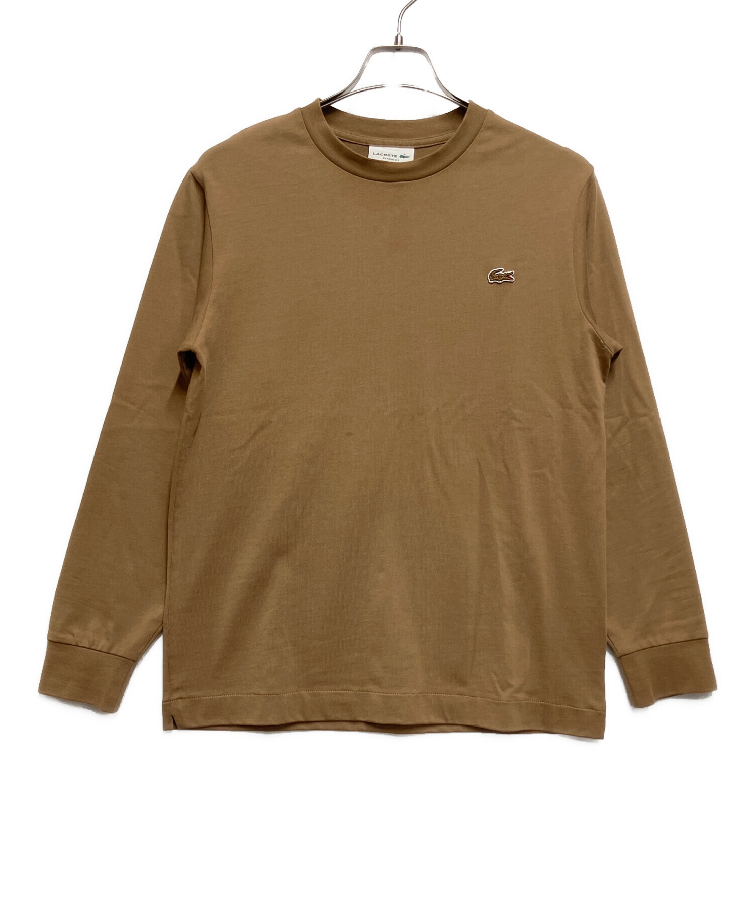 中古・古着通販】LACOSTE (ラコステ) 長袖カットソー ベージュ サイズ