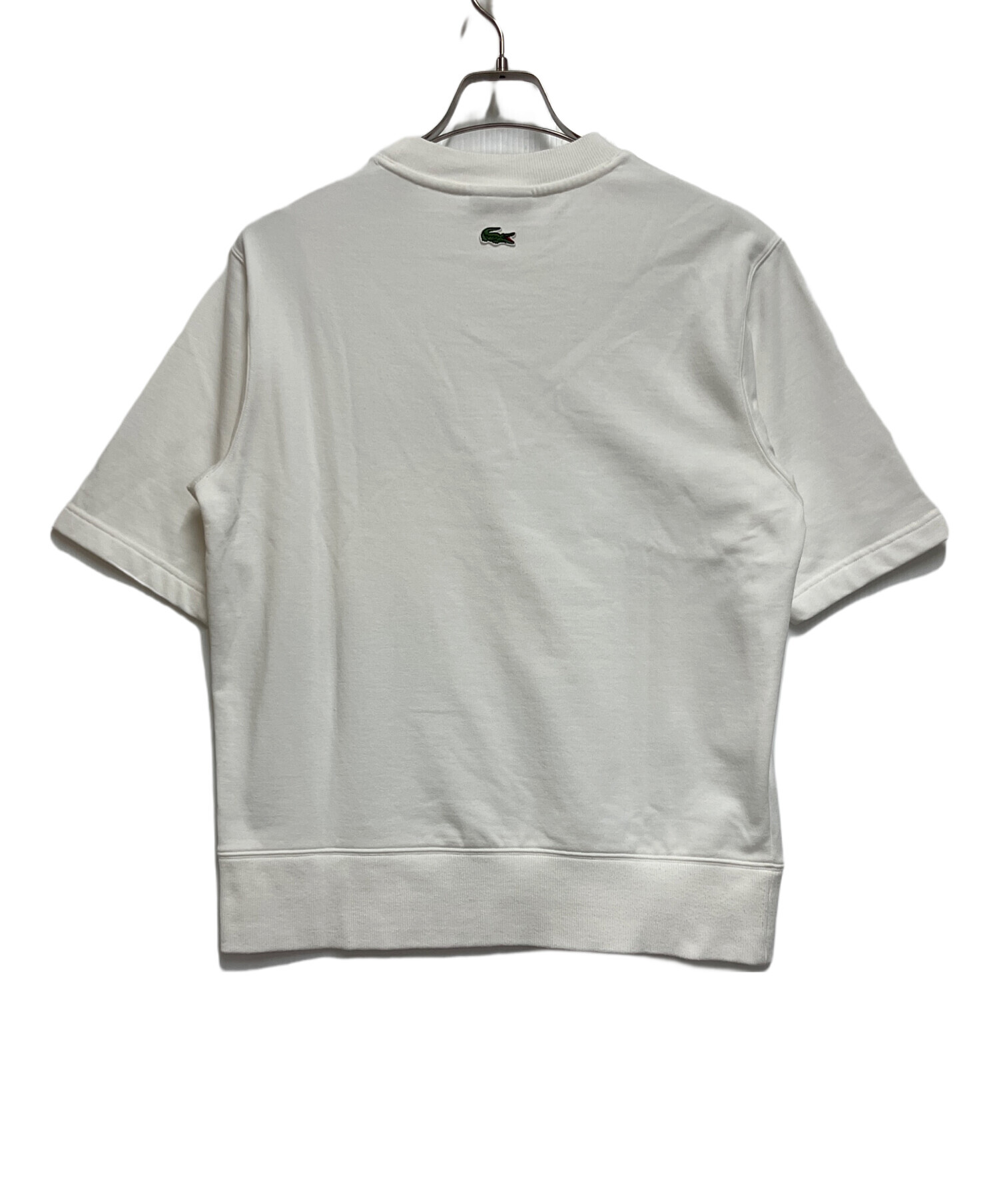 中古・古着通販】LACOSTE (ラコステ) 半袖スウェット ホワイト サイズ 