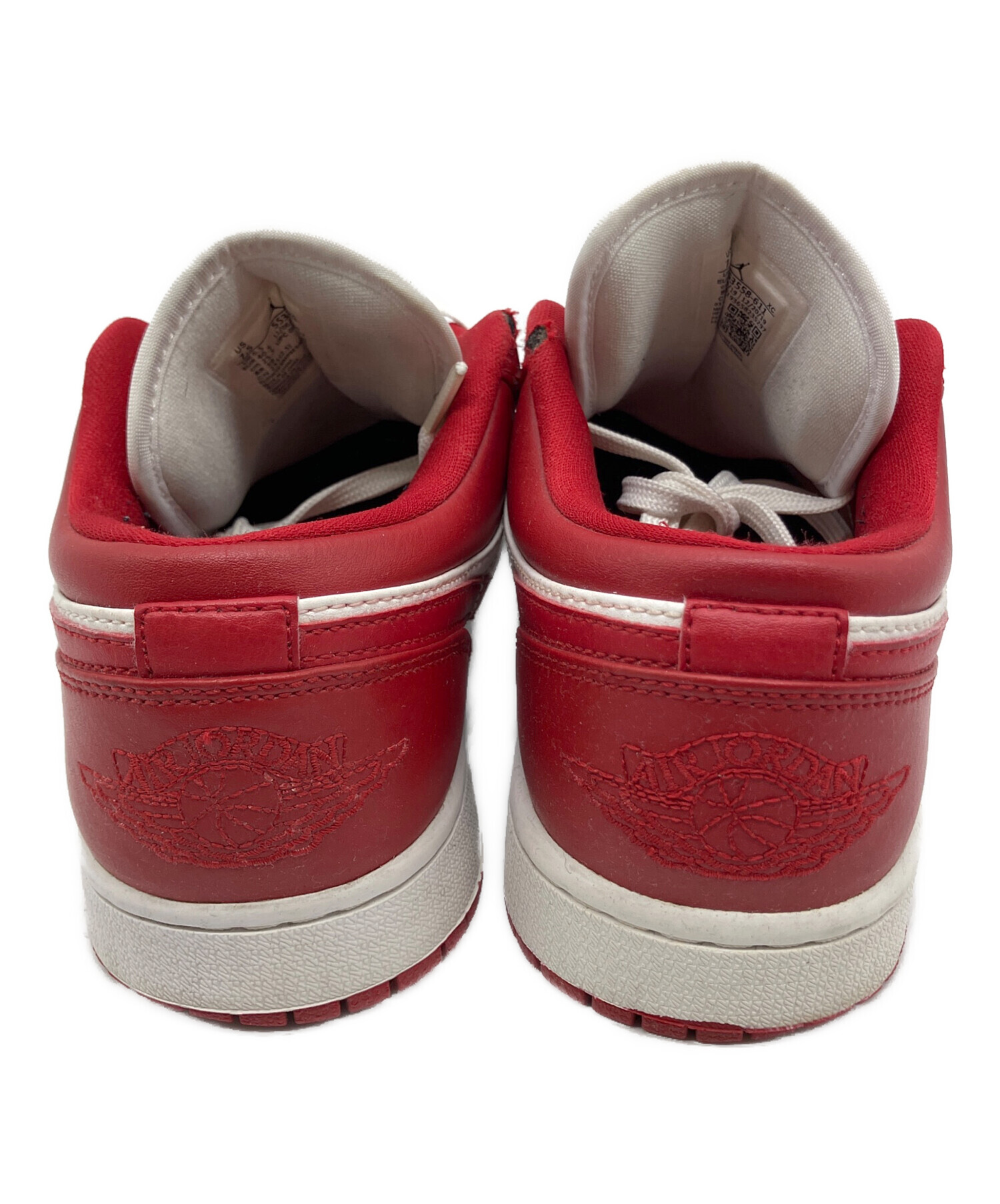 中古・古着通販】NIKE (ナイキ) Air Jordan 1 Low ホワイト×レッド 
