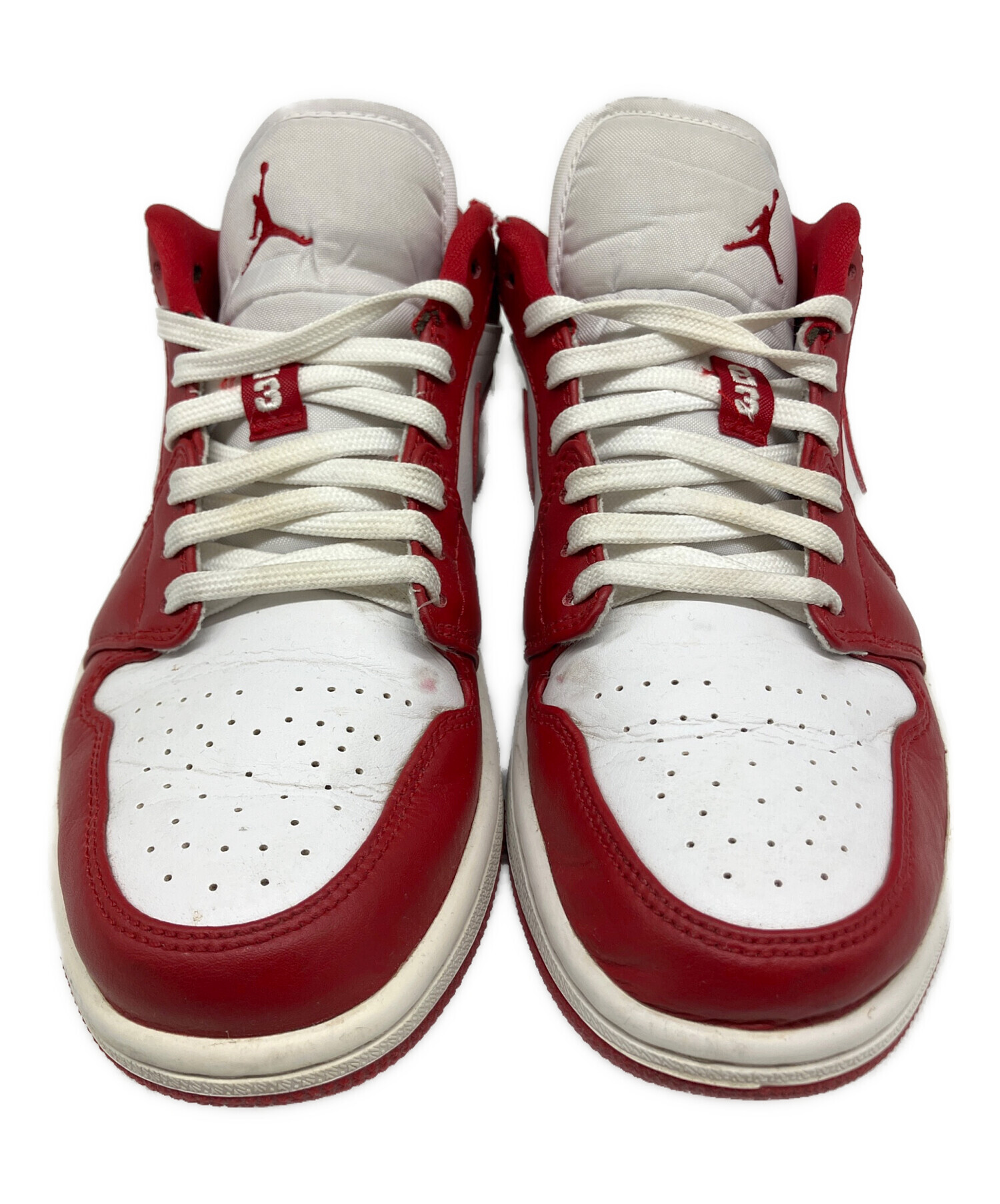 中古・古着通販】NIKE (ナイキ) Air Jordan 1 Low ホワイト×レッド 