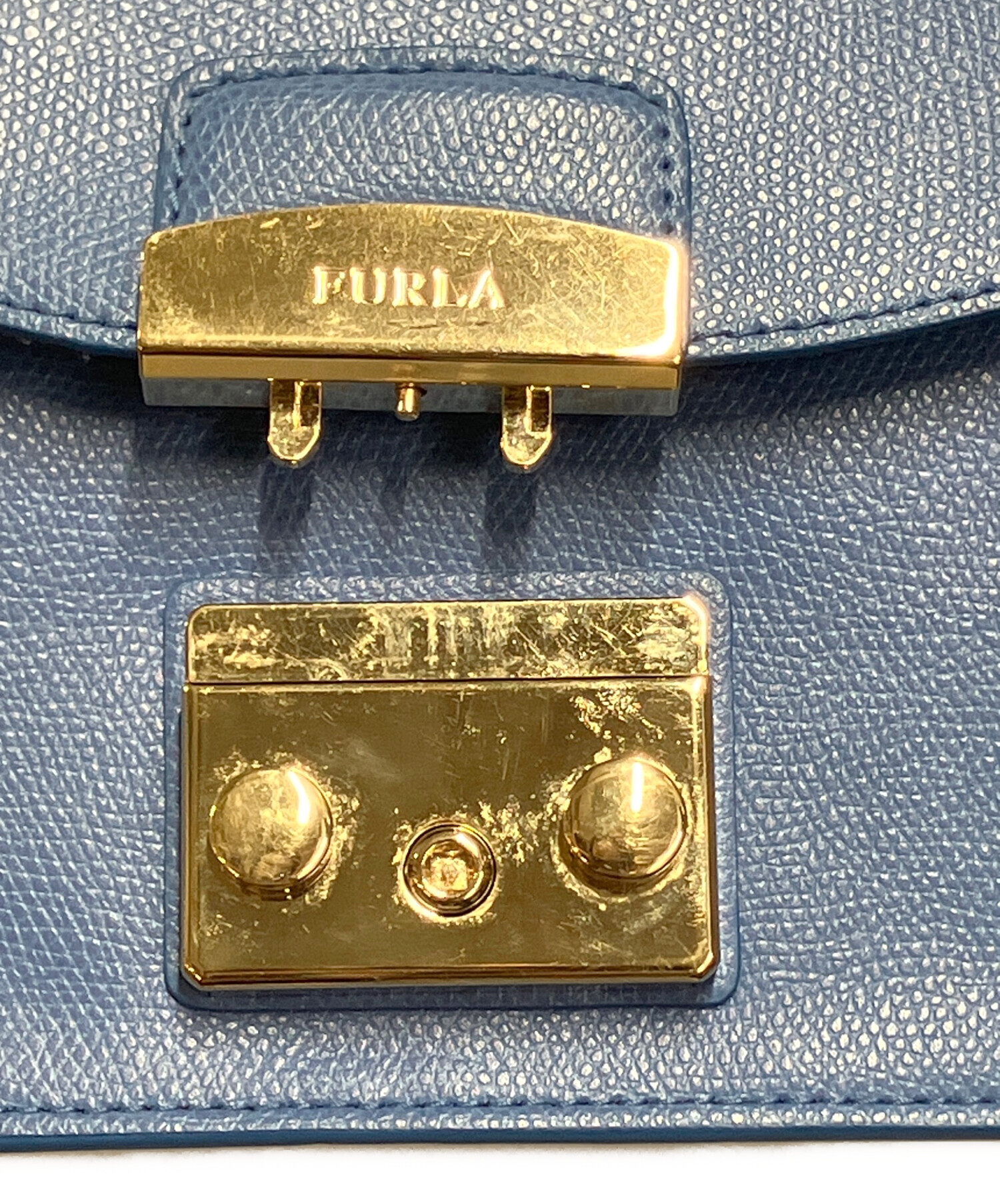 中古・古着通販】FURLA (フルラ) ショルダーバッグ ブルー｜ブランド