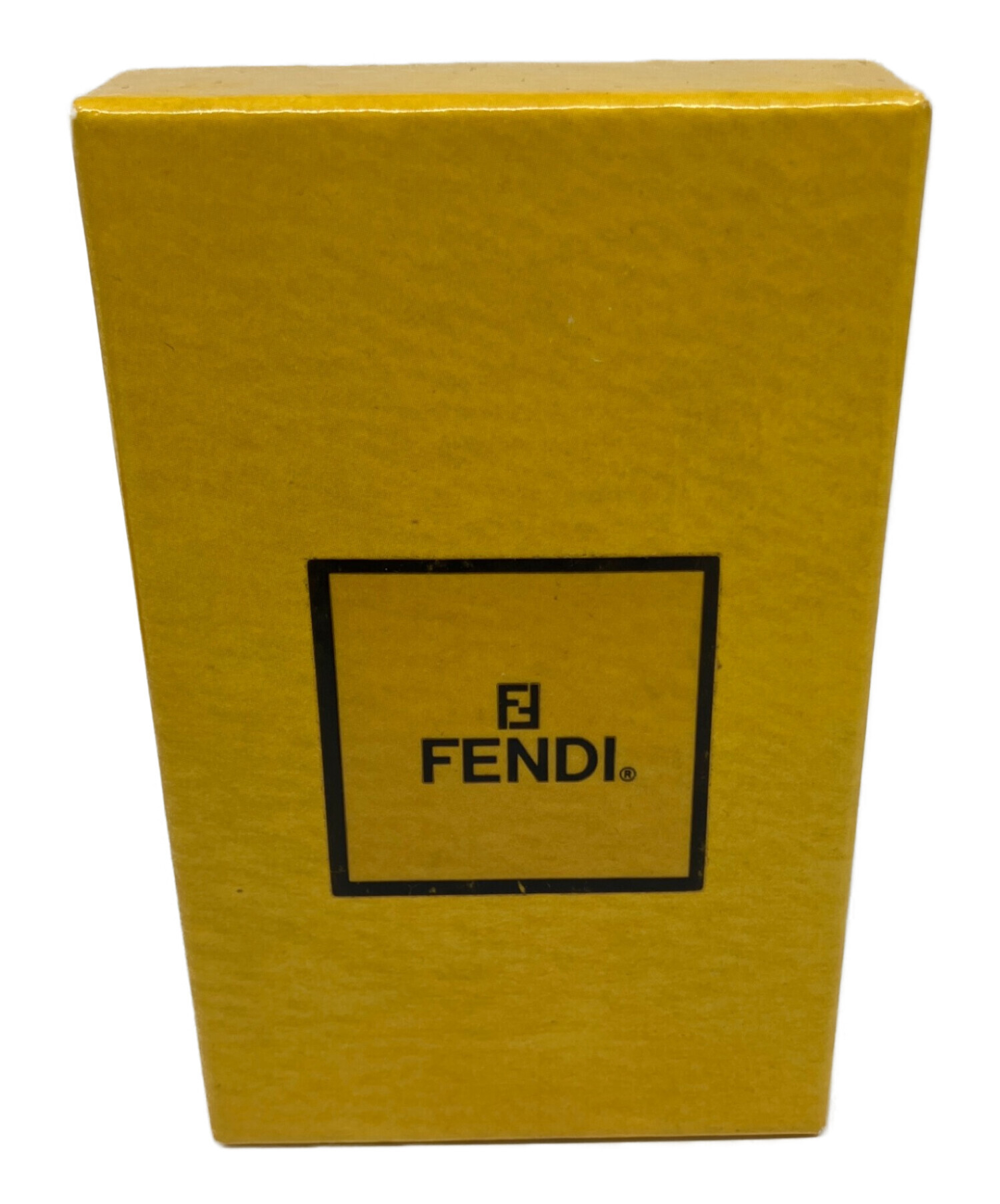 未使用品　箱付き　FENDI フェンディ　キーケース　レザー　イエロー系　希少 中古・古着通販】FENDI (フェンディ) キーケース ブラック｜ブランド