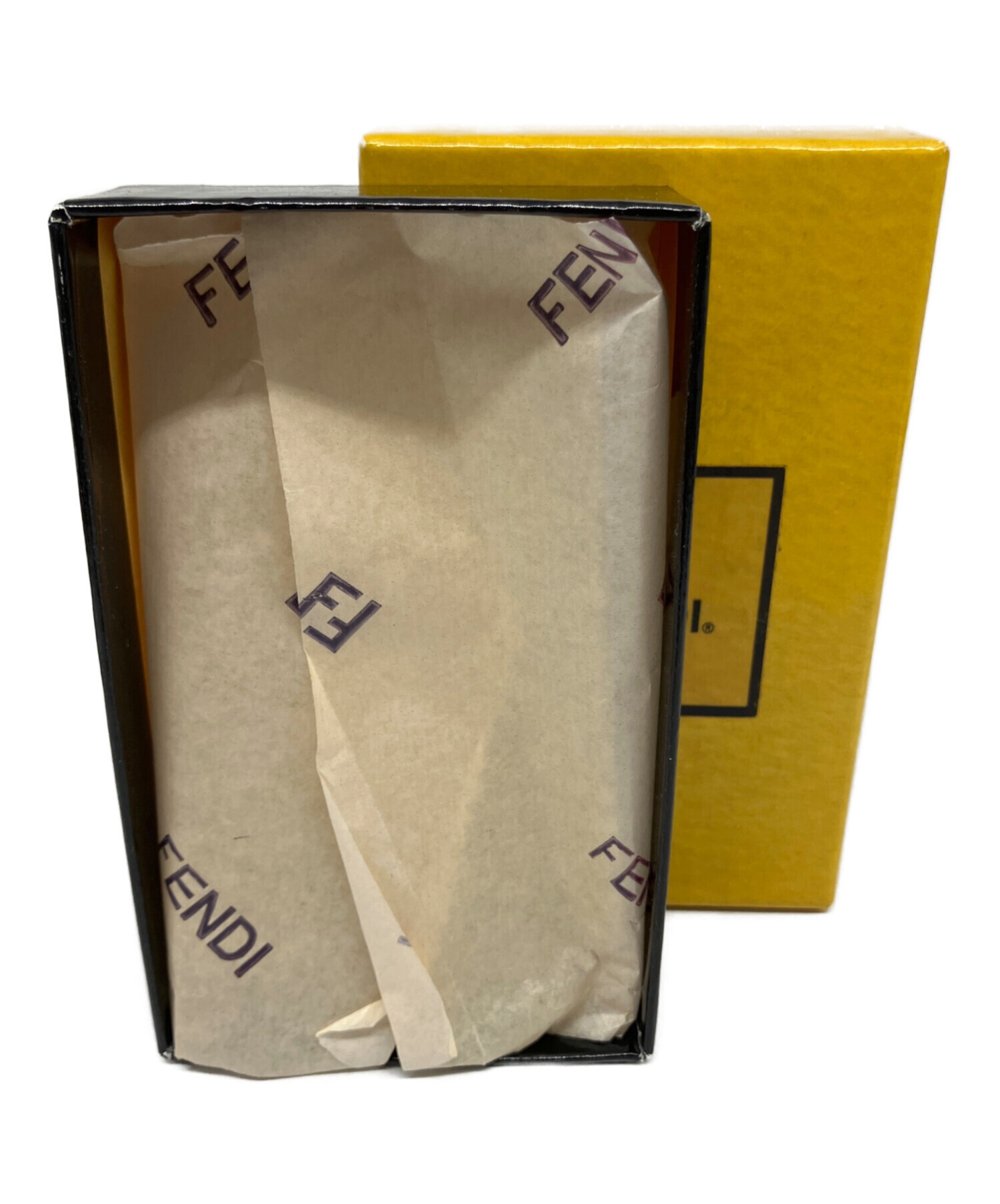 か*様 未使用　FENDI レザーキーケース ショップ袋　箱付き 中古・古着通販】FENDI (フェンディ) キーケース ブラック｜ブランド