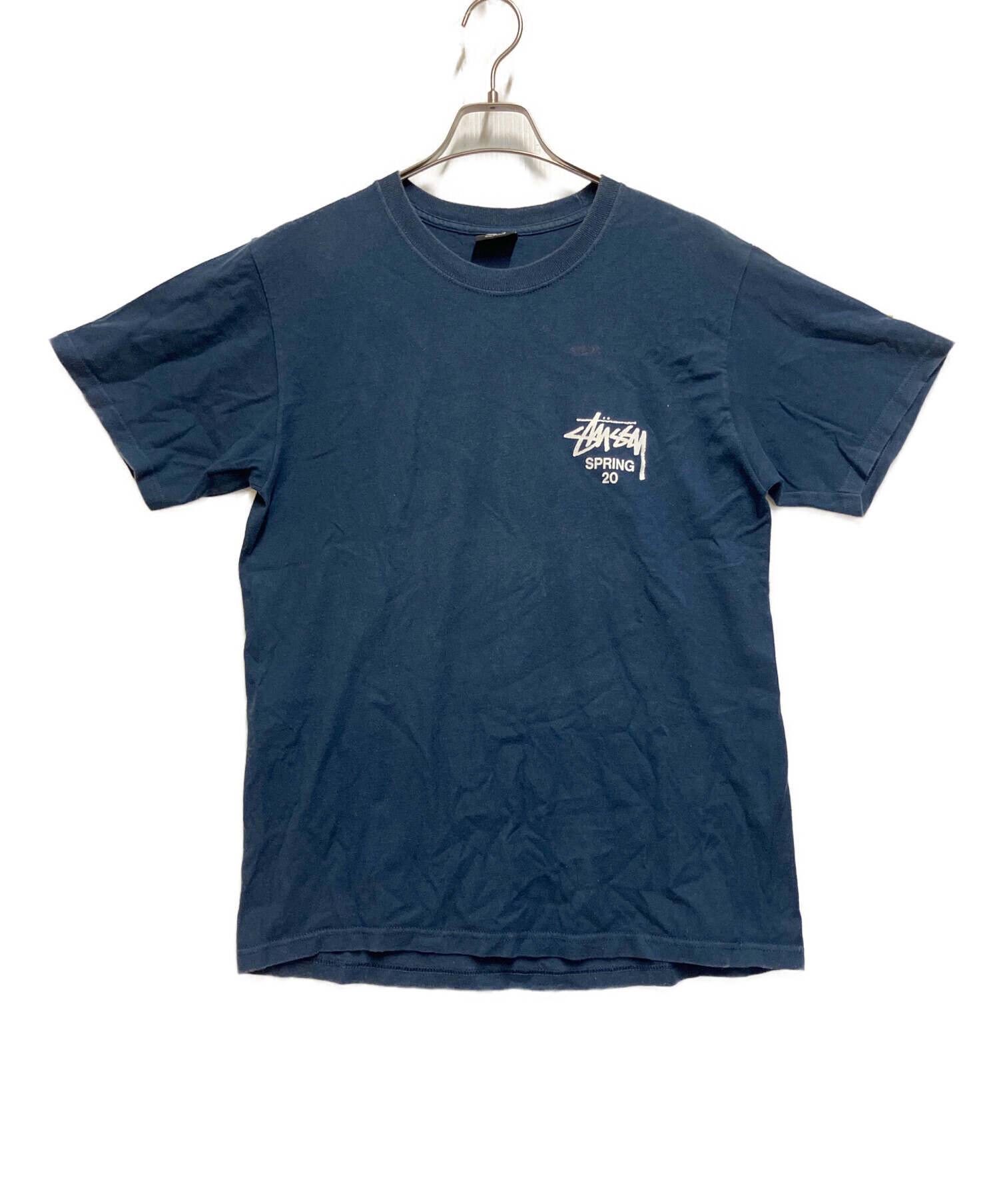 中古・古着通販】stussy (ステューシー) 半袖カットソー ネイビー