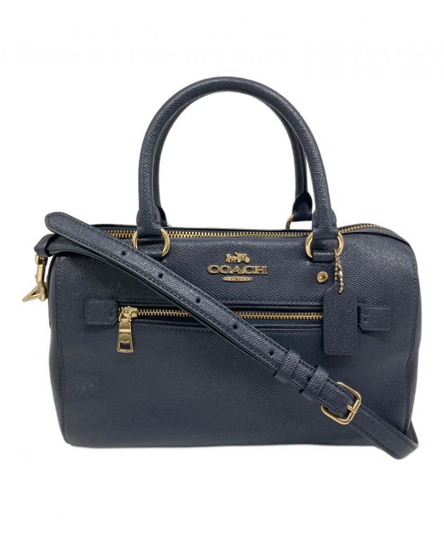 中古・古着通販】COACH (コーチ) 2WAYバッグ ネイビー｜ブランド・古着