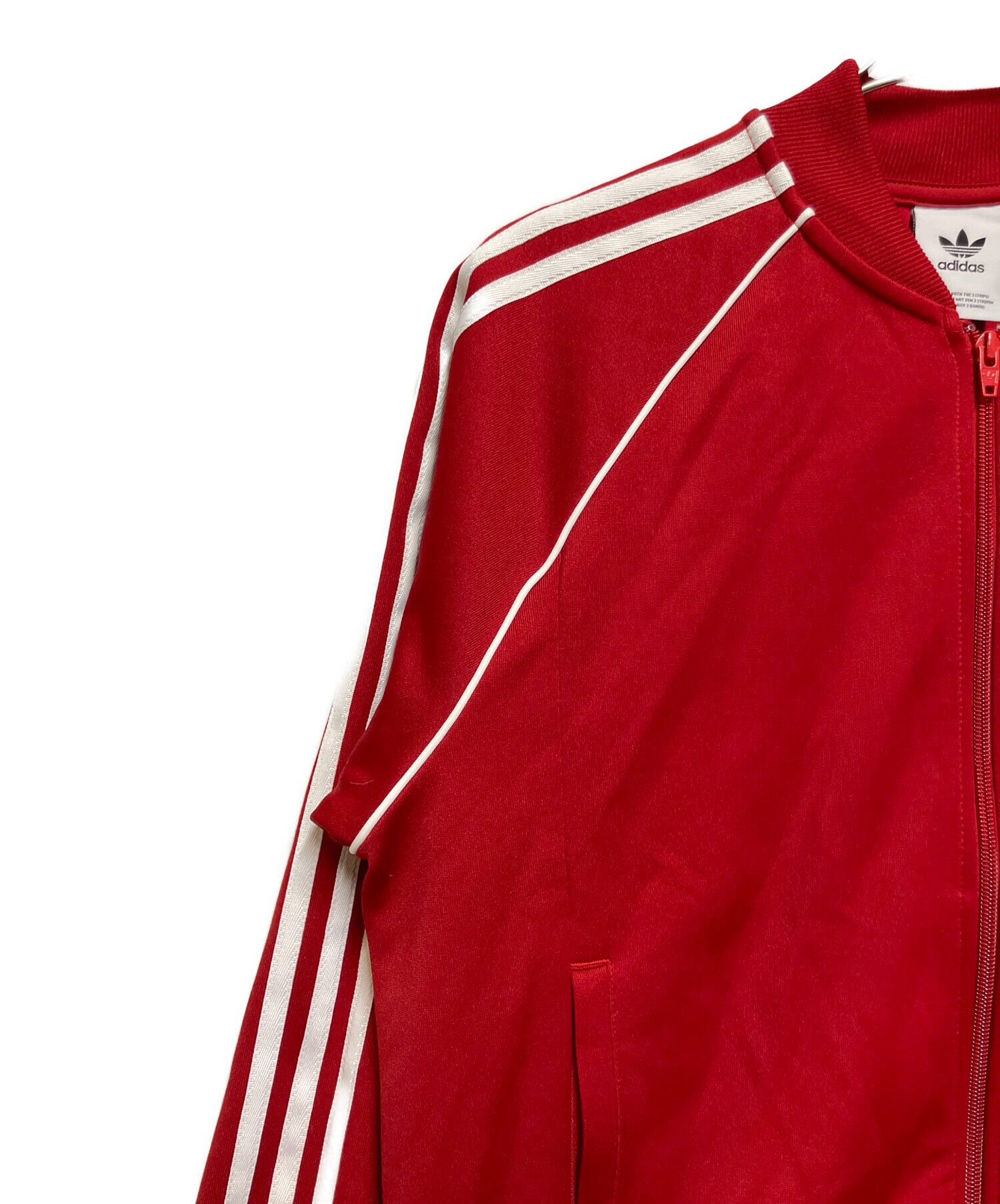 中古・古着通販】adidas (アディダス) トラックジャケット レッド