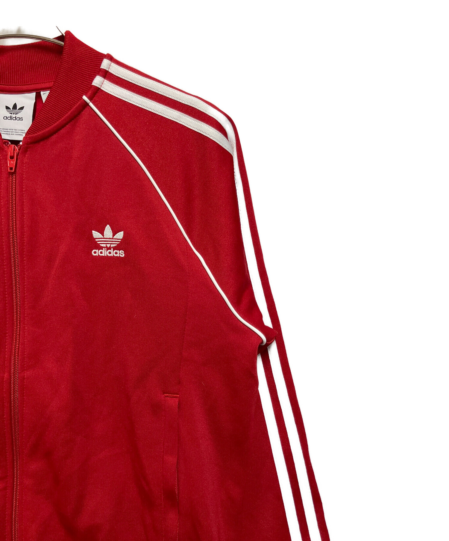中古・古着通販】adidas (アディダス) トラックジャケット レッド
