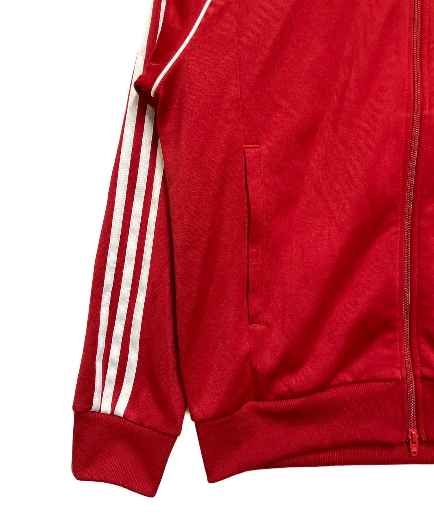 中古・古着通販】adidas (アディダス) トラックジャケット レッド