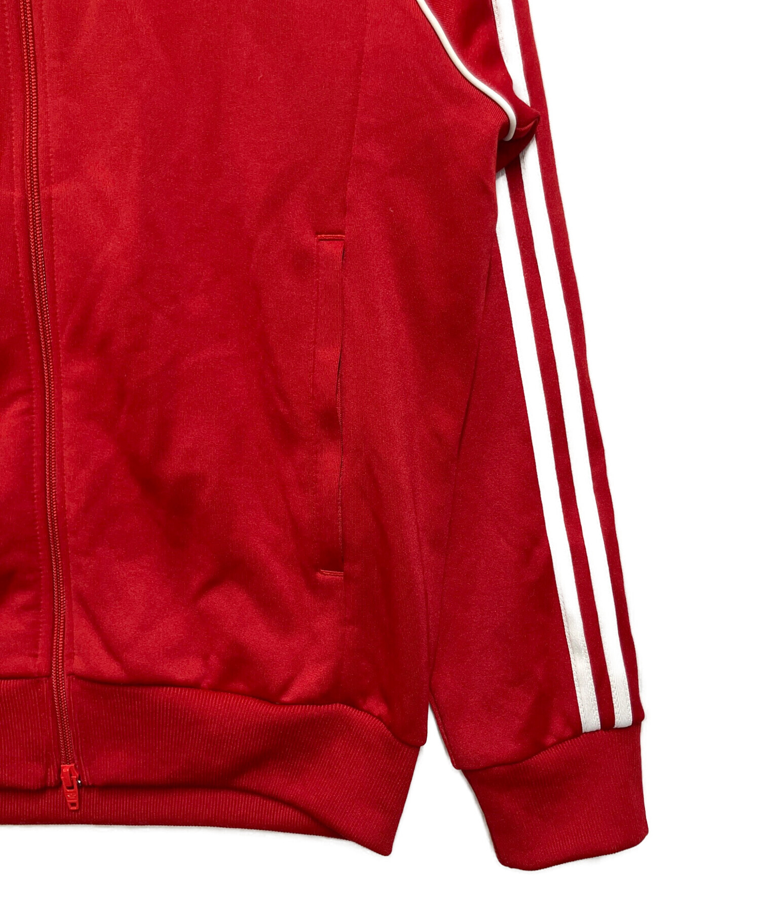 中古・古着通販】adidas (アディダス) トラックジャケット レッド