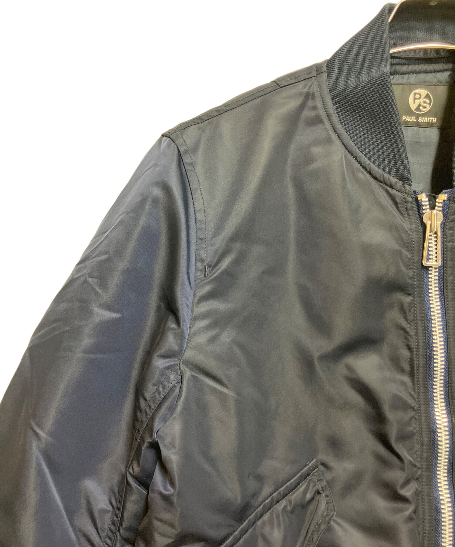中古・古着通販】PAUL SMITH (ポールスミス) MA-1ジャケット ネイビー