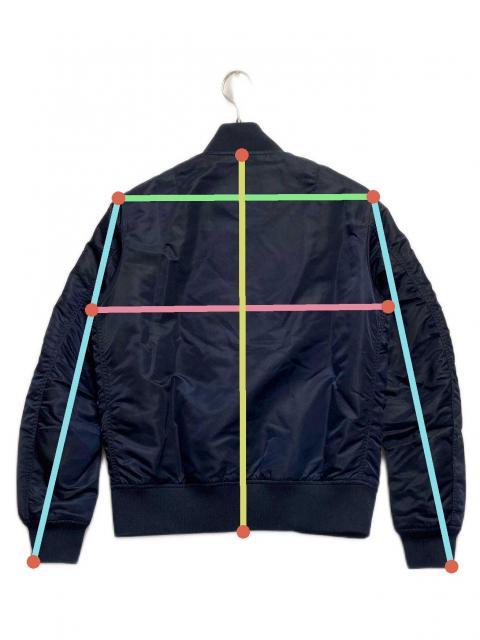 中古・古着通販】PAUL SMITH (ポールスミス) MA-1ジャケット ネイビー