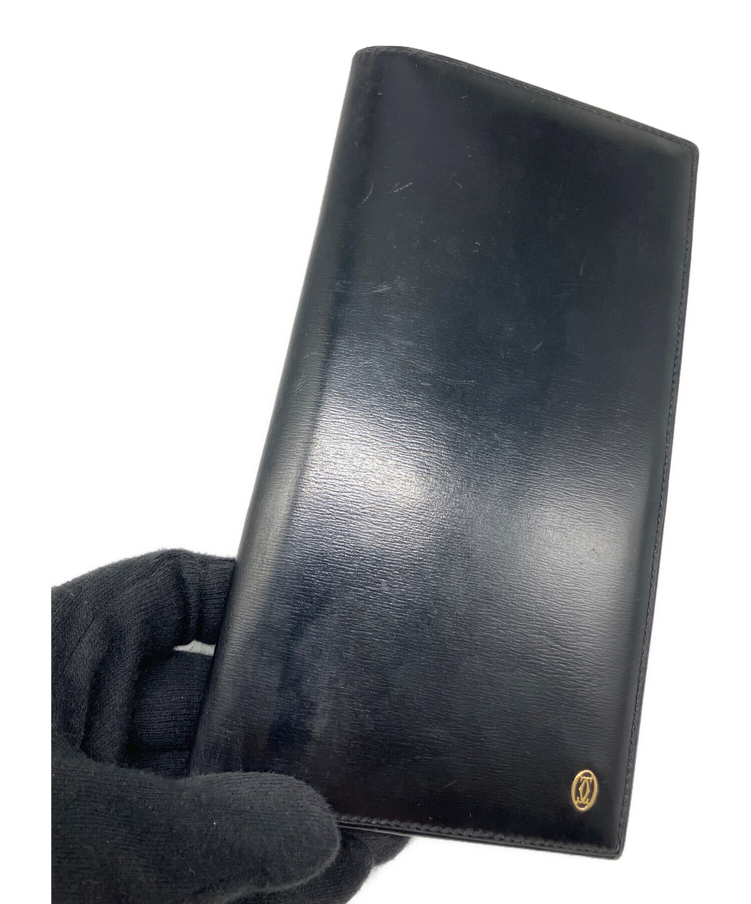 中古・古着通販】Cartier (カルティエ) 長財布 ブラック｜ブランド