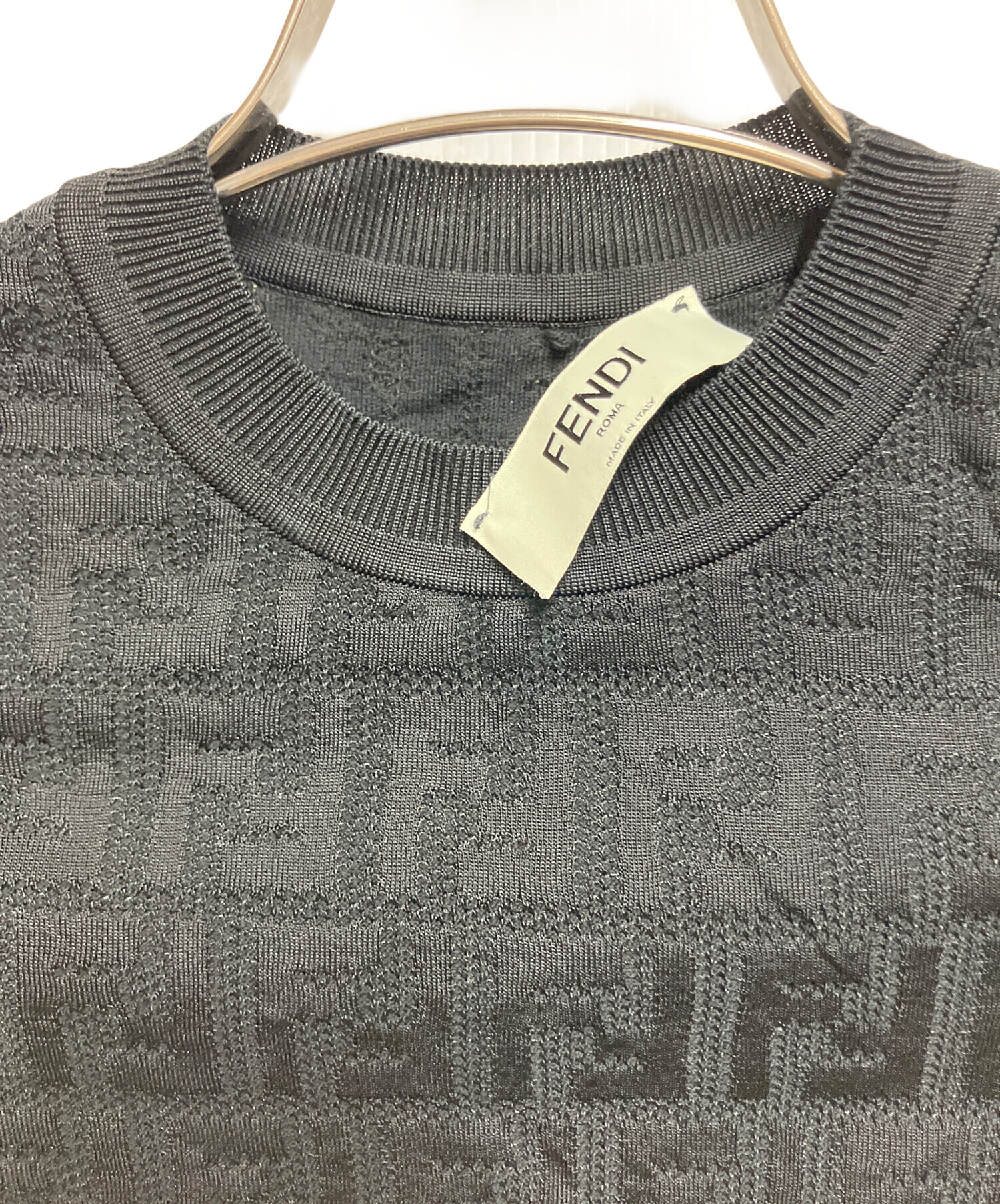 中古・古着通販】FENDI (フェンディ) ズッカニット ブラック サイズ