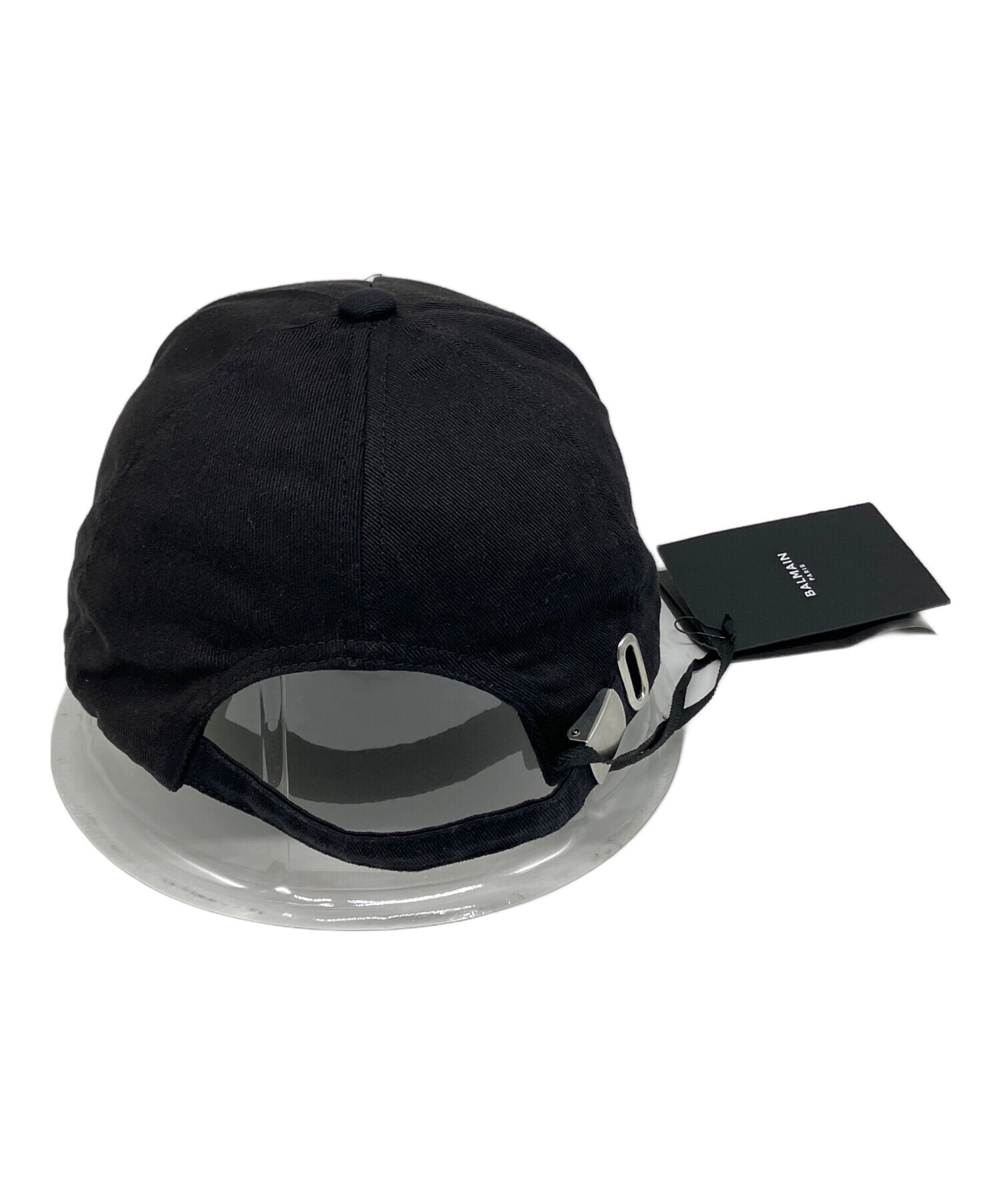 中古・古着通販】BALMAIN (バルマン) キャップ ブラック 未使用品