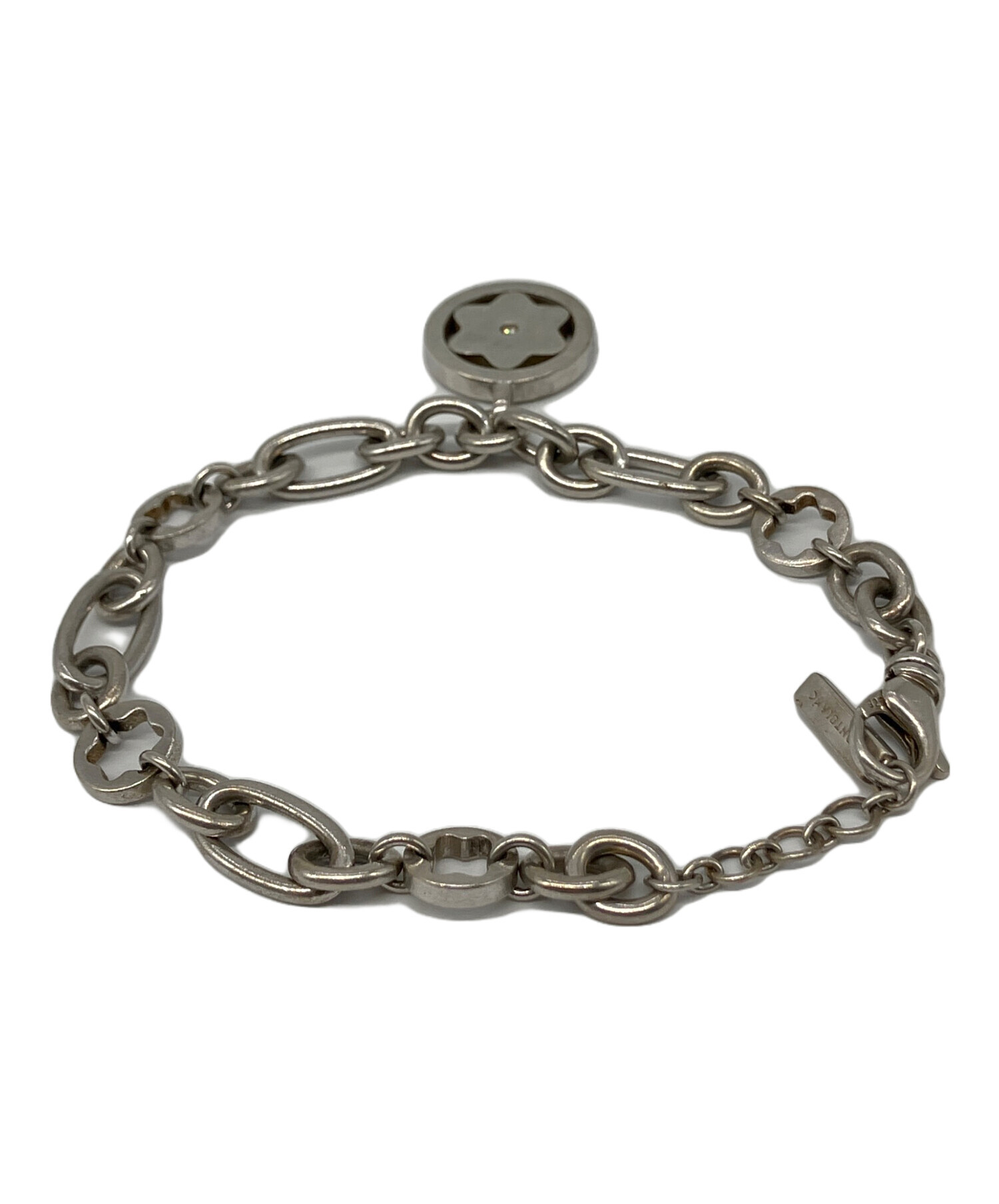 【極美品】Montblanc モンブラン　ステンレス　バングル　ブレスレット 中古・古着通販】MONTBLANC (モンブラン) ブレスレット シルバー