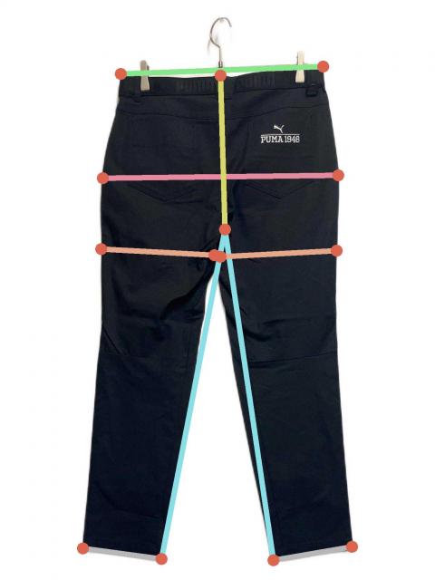 中古・古着通販】PUMA (プーマ) ゴルフパンツ ブラック サイズ:SIZE L