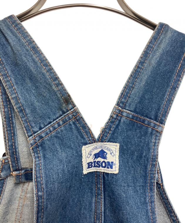 中古・古着通販】BISON (バイソン) オーバーオール インディゴ サイズ