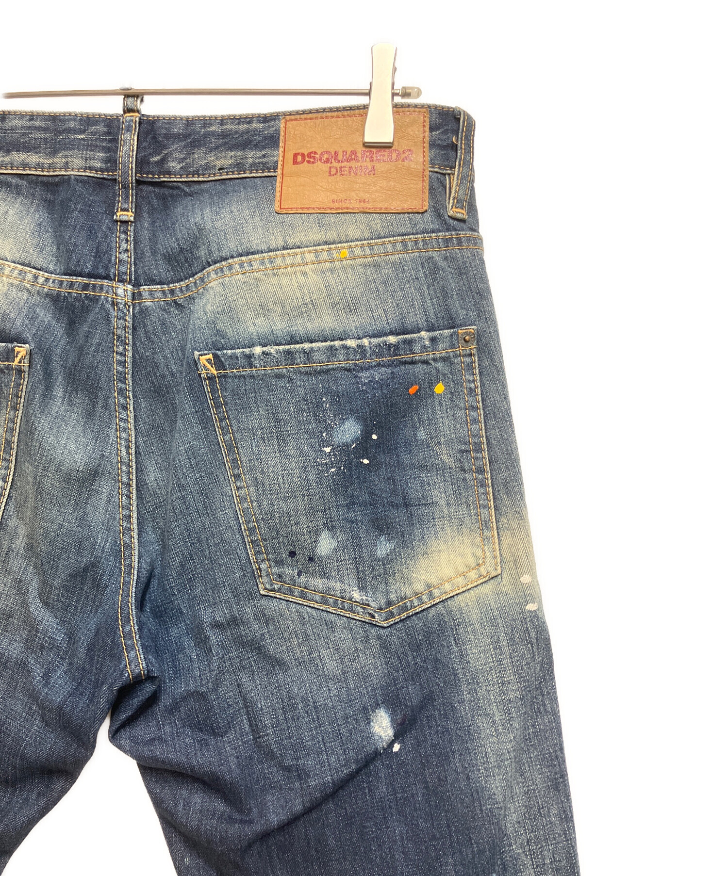 中古・古着通販】DSQUARED2 (ディースクエアード) デニムパンツ ブルー
