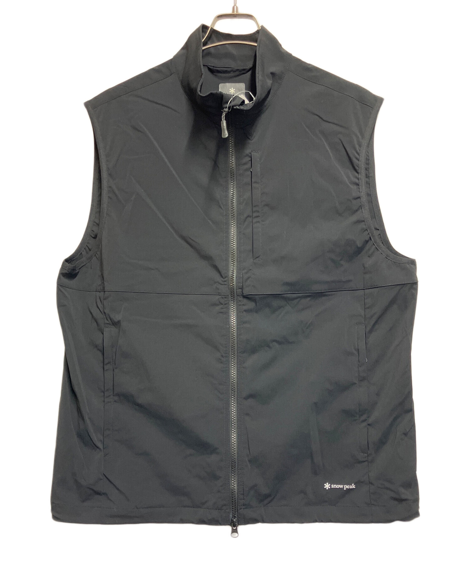  peak ベスト 中古・古着通販】snow peak (スノーピーク) ナイロンベスト ブラック