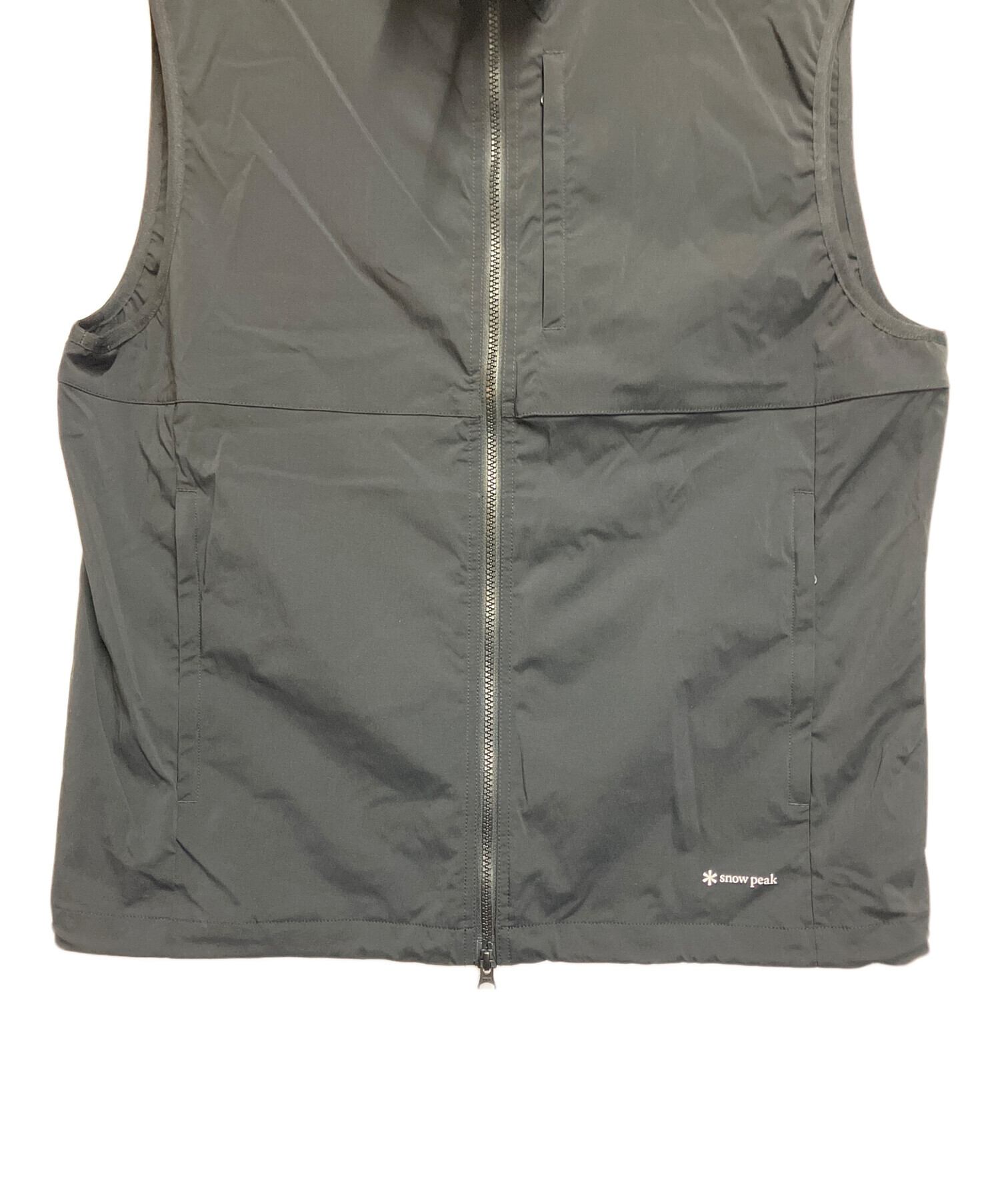 中古・古着通販】snow peak (スノーピーク) ナイロンベスト ブラック