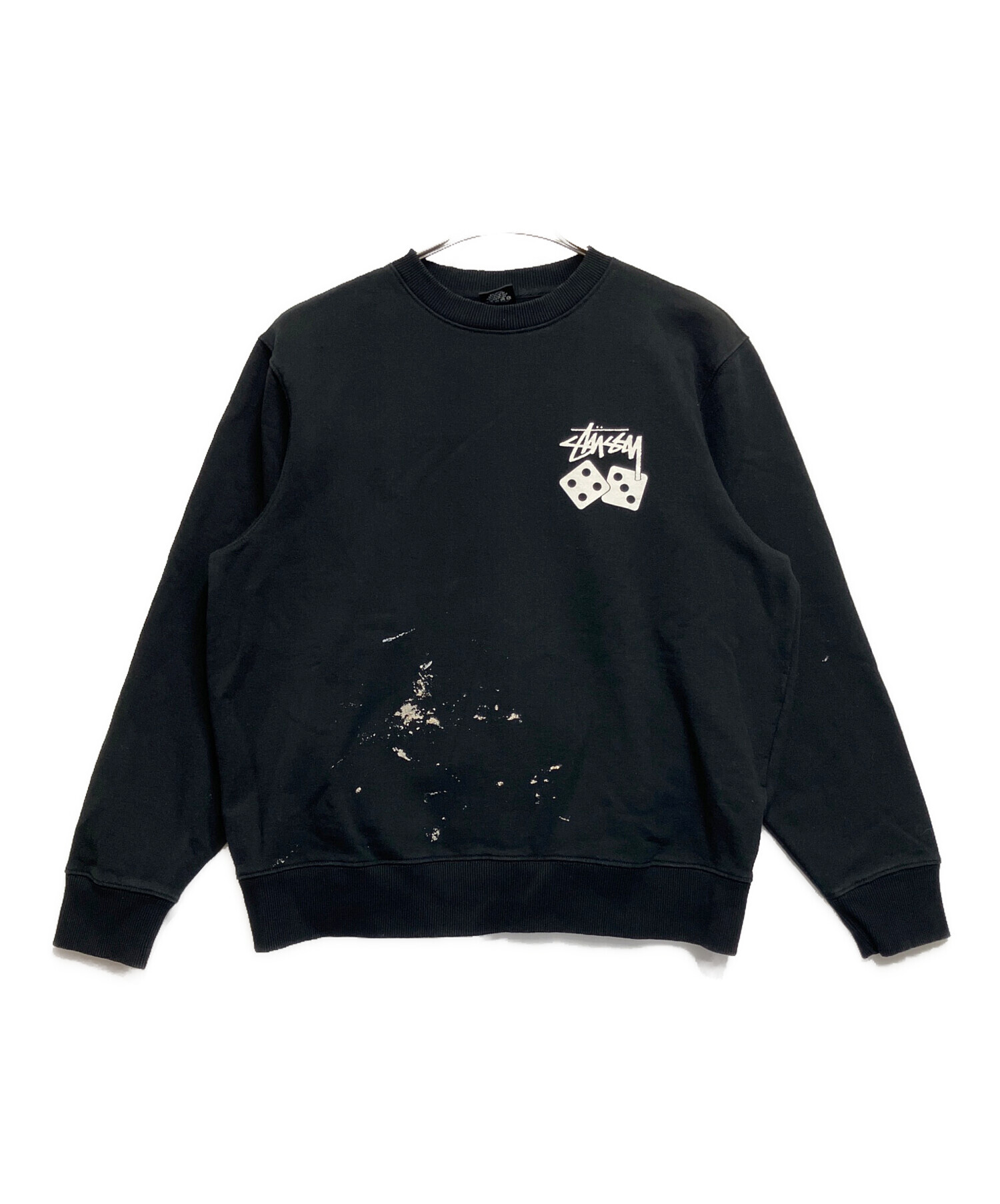 中古・古着通販】stussy (ステューシー) スウェット ブラック サイズ 