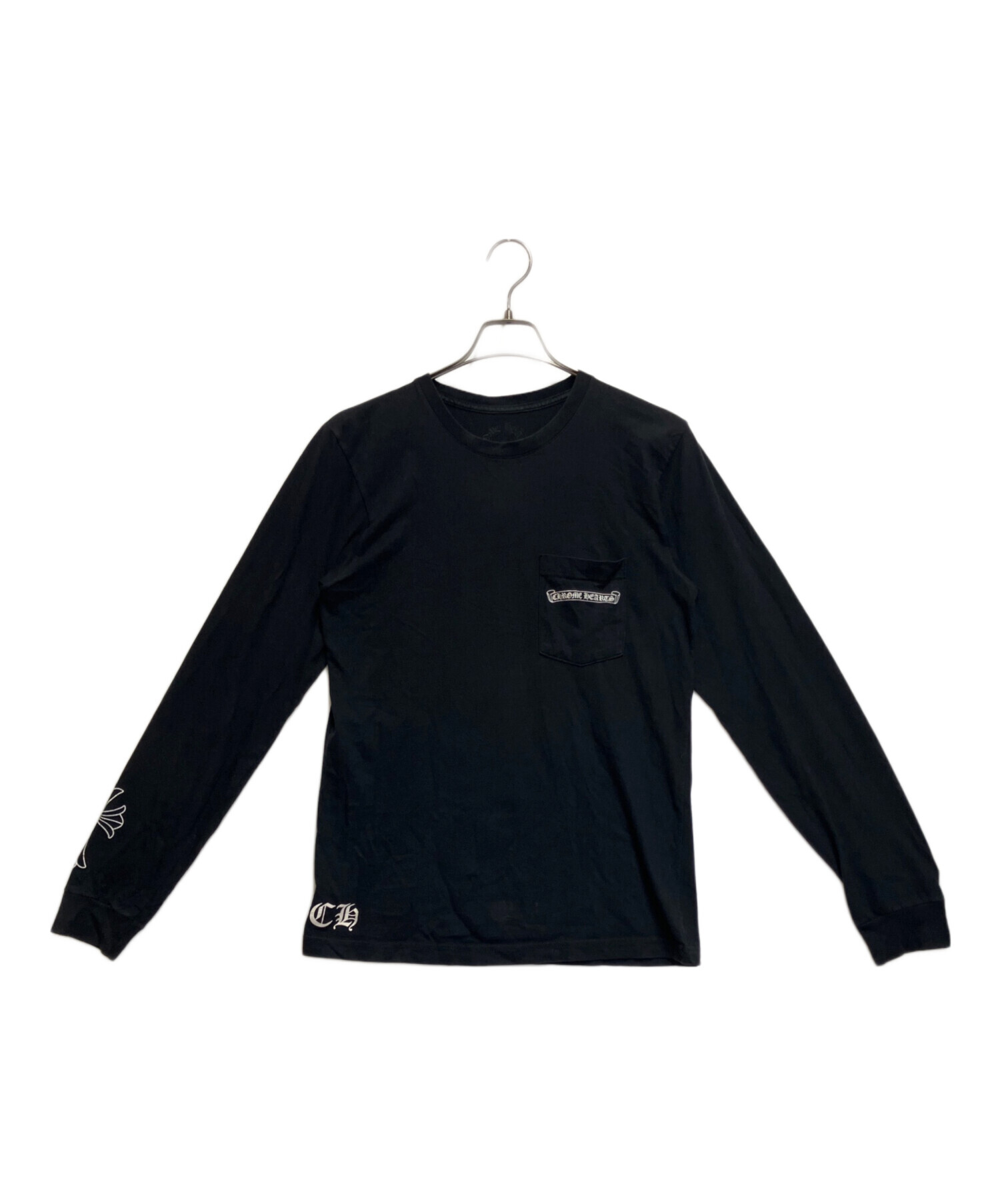 K*K様 Chrome Hearts ブラック 長袖カットソー M 中古・古着通販】CHROME HEARTS (クロムハーツ) 長袖Tシャツ ブラック
