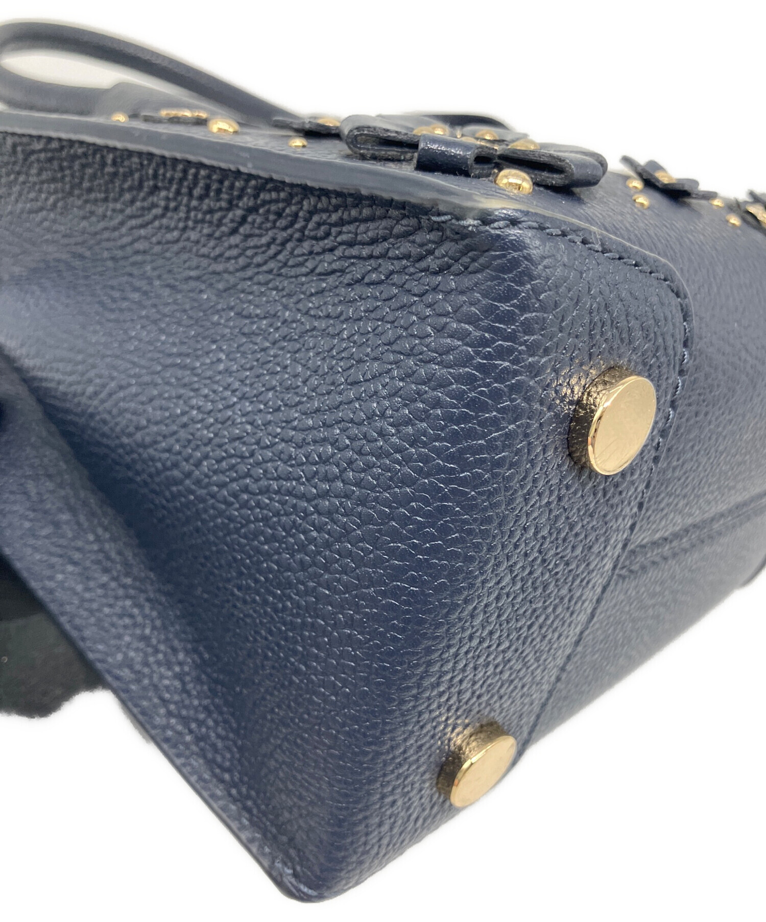中古・古着通販】MICHAEL KORS (マイケルコース) 2WAYバッグ ネイビー