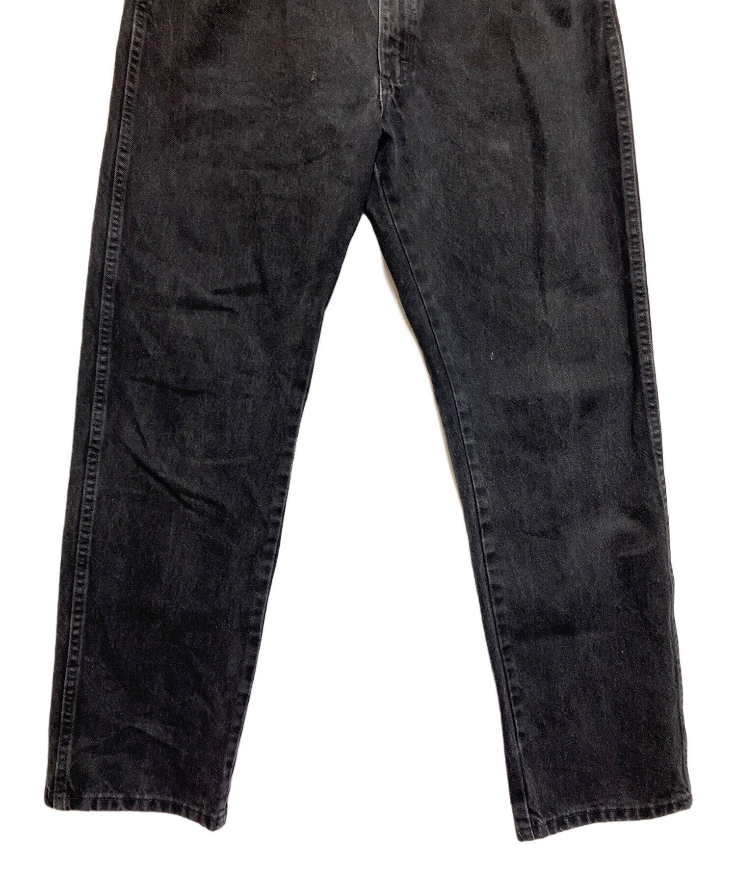 中古・古着通販】Wrangler (ラングラー) デニムパンツ ブラック サイズ 