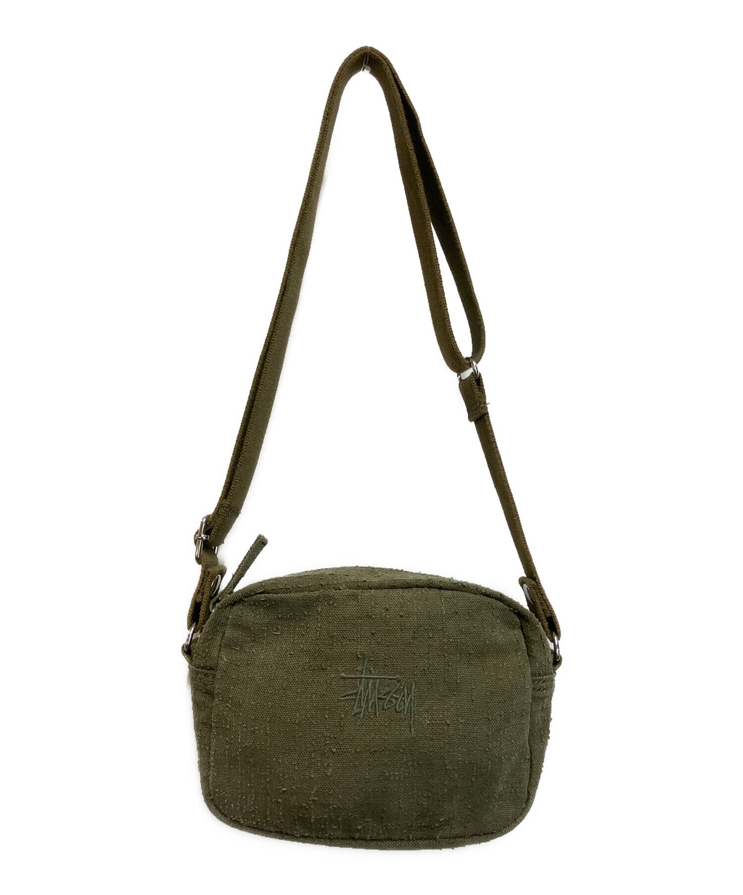 中古・古着通販】stussy (ステューシー) ショルダーポーチ オリーブ 
