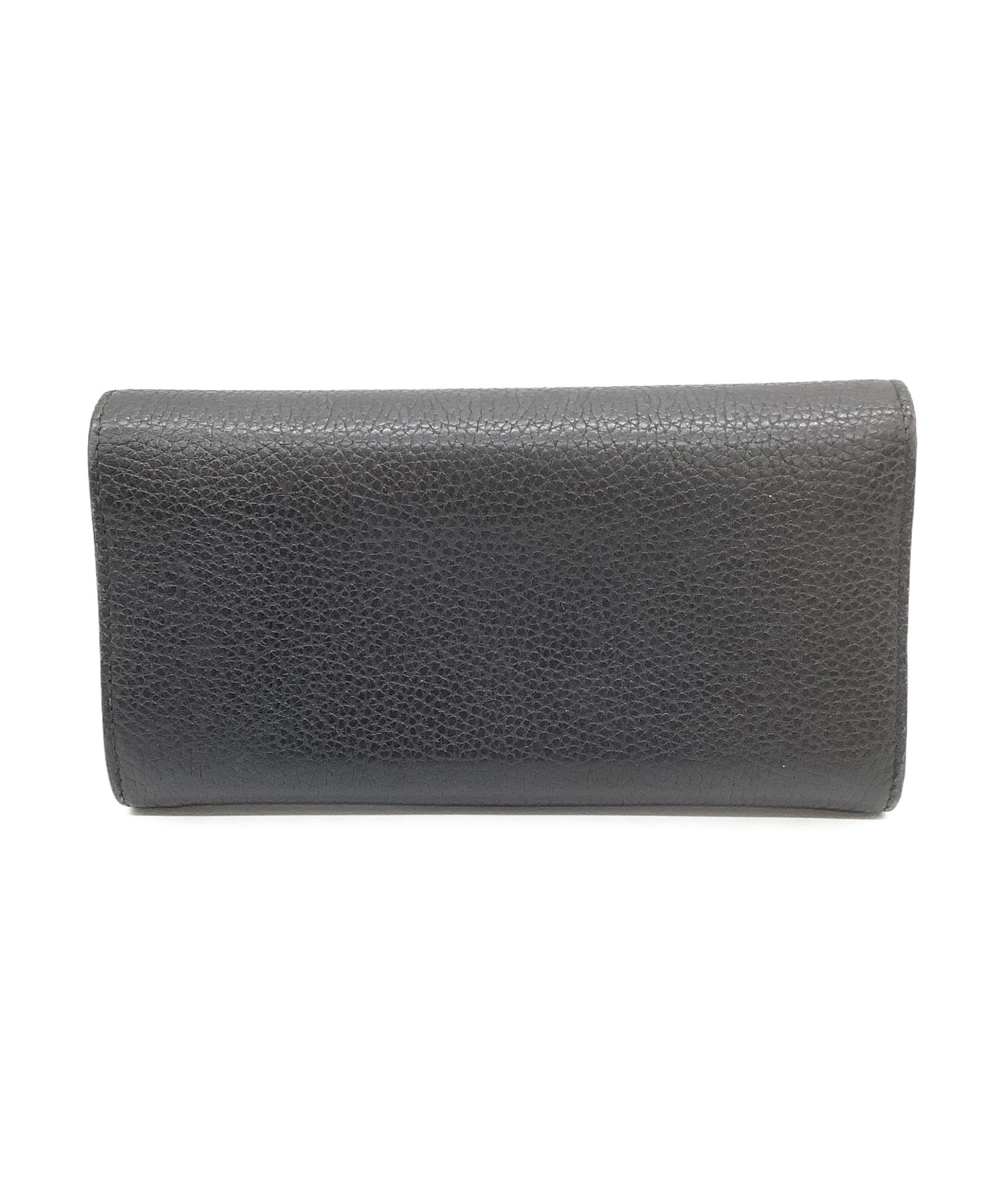 中古・古着通販】GUCCI (グッチ) 長財布 ブラック 400586 2184