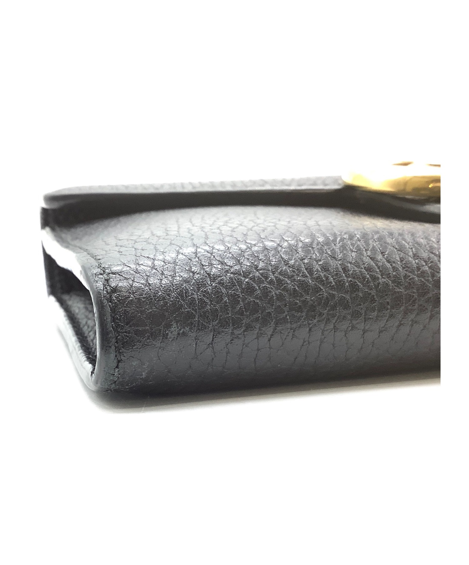 中古・古着通販】GUCCI (グッチ) 長財布 ブラック 400586 2184