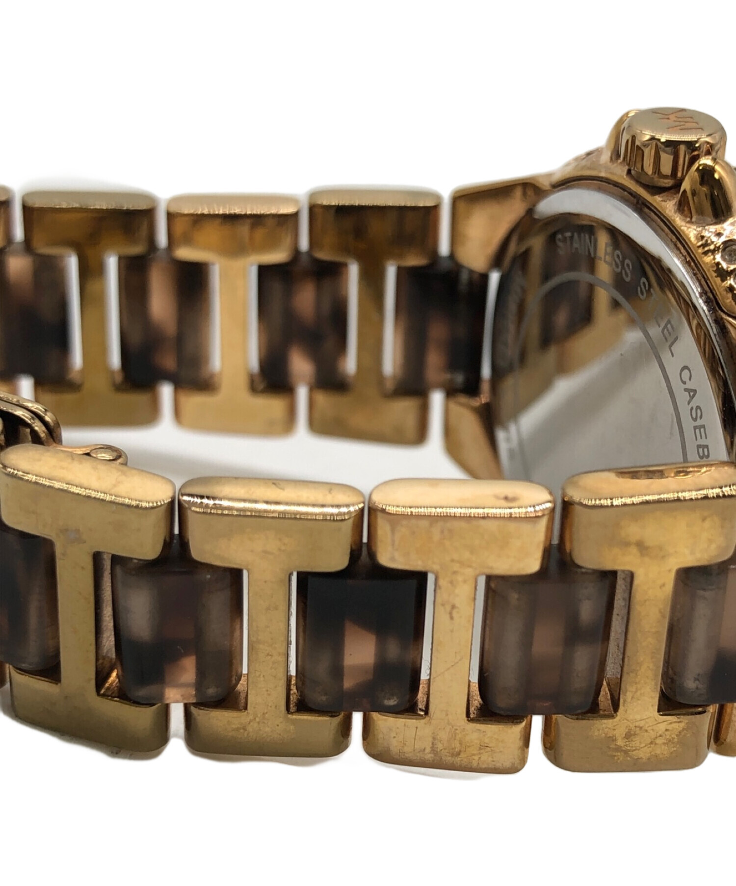 中古・古着通販】MICHAEL KORS (マイケルコース) クロノグラフ ピンク