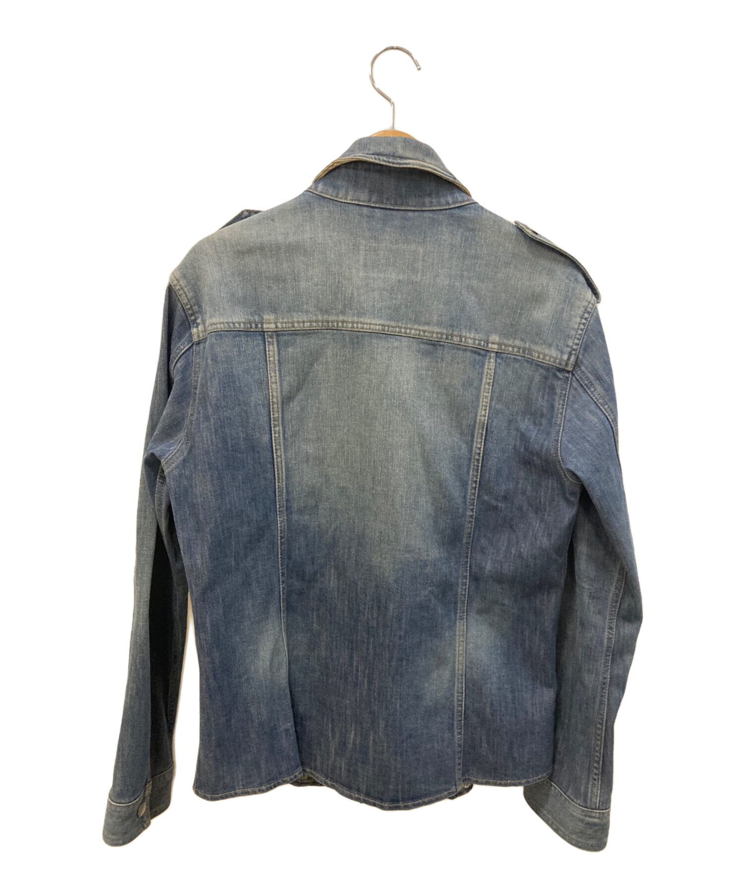 BURBERRY BLACK LABEL デニムジャケット カバーオール グレー BURBERRY 