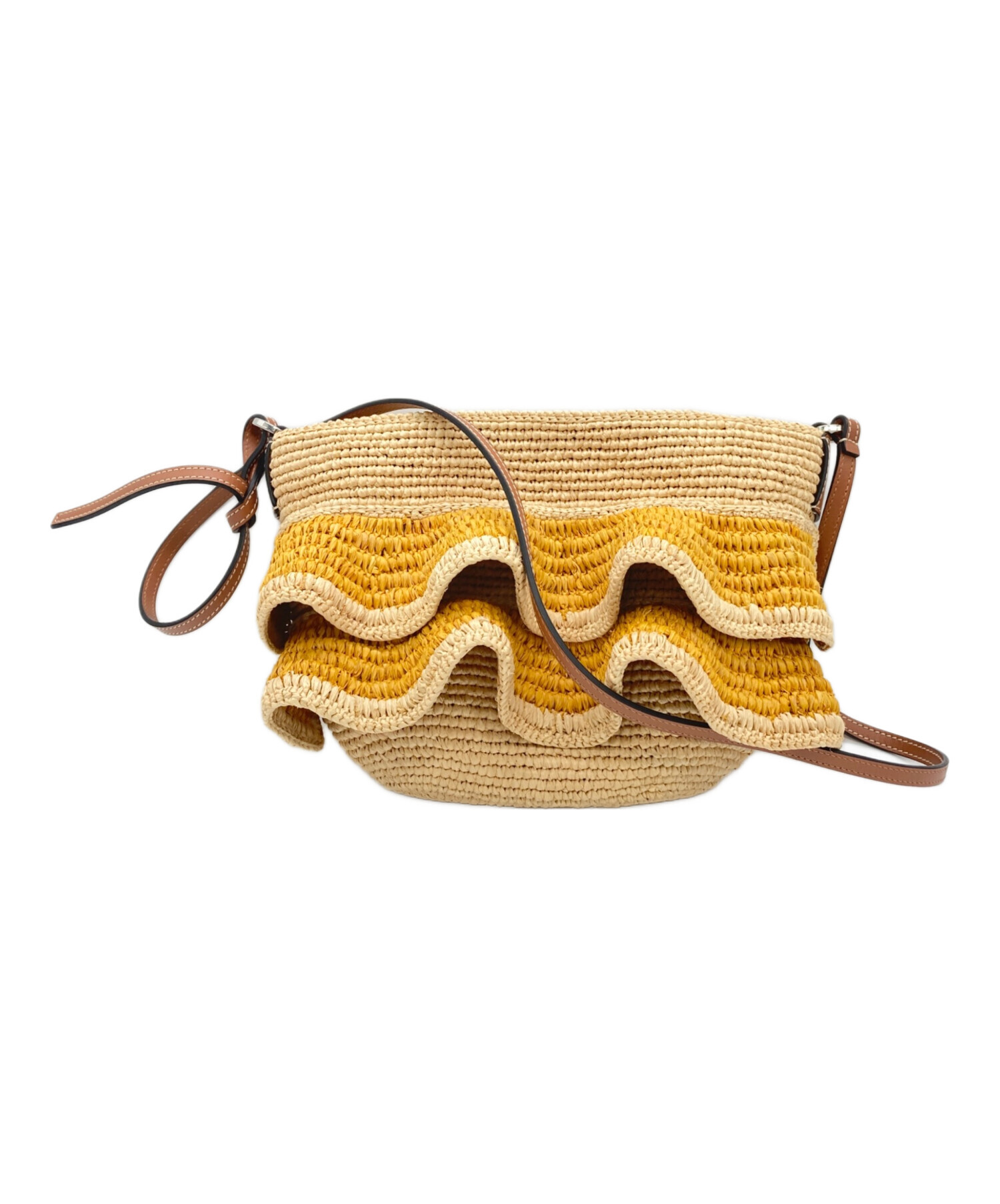 中古・古着通販】LOEWE (ロエベ) ポシェットバッグ ナチュラル