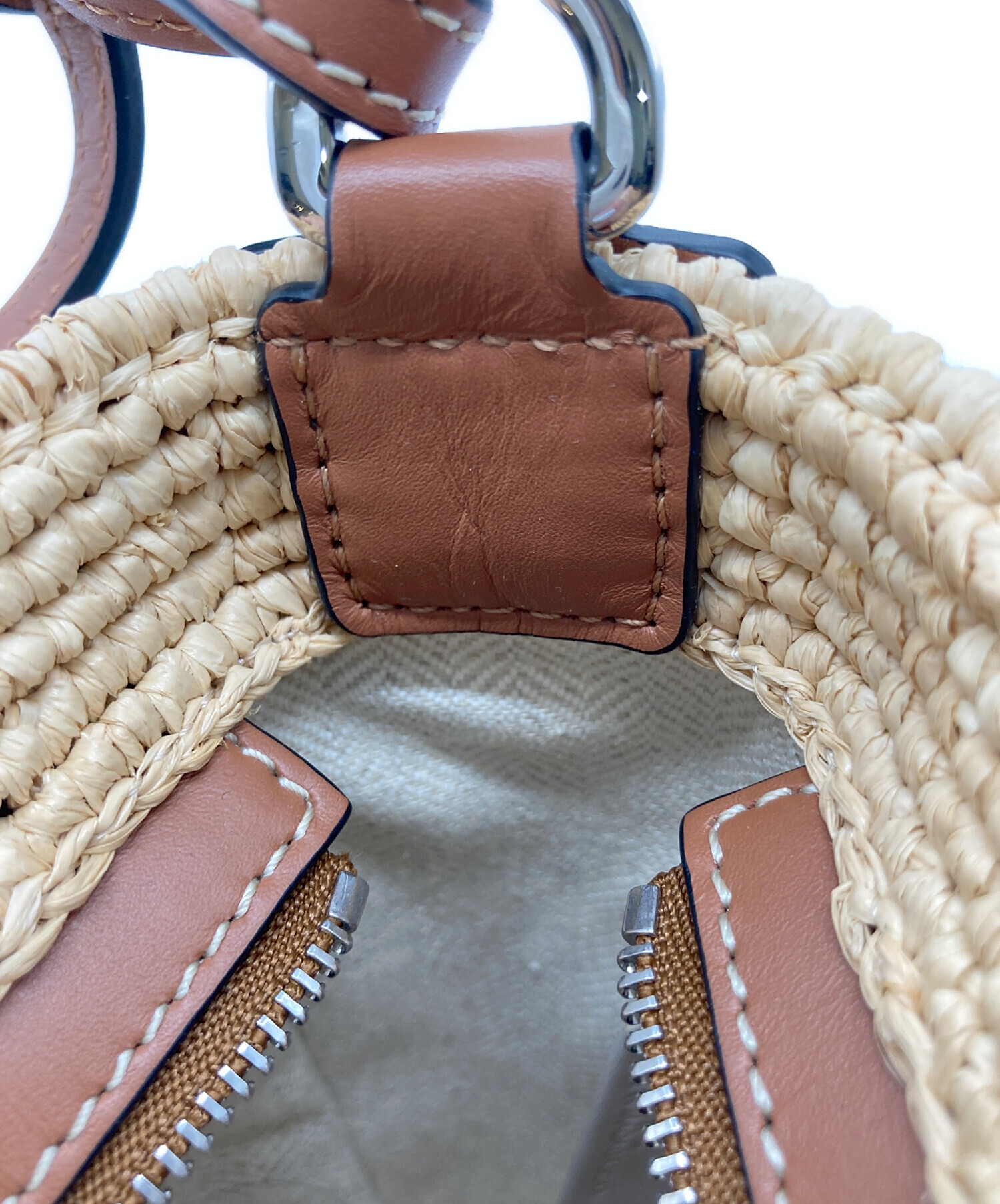 中古・古着通販】LOEWE (ロエベ) ポシェットバッグ ナチュラル