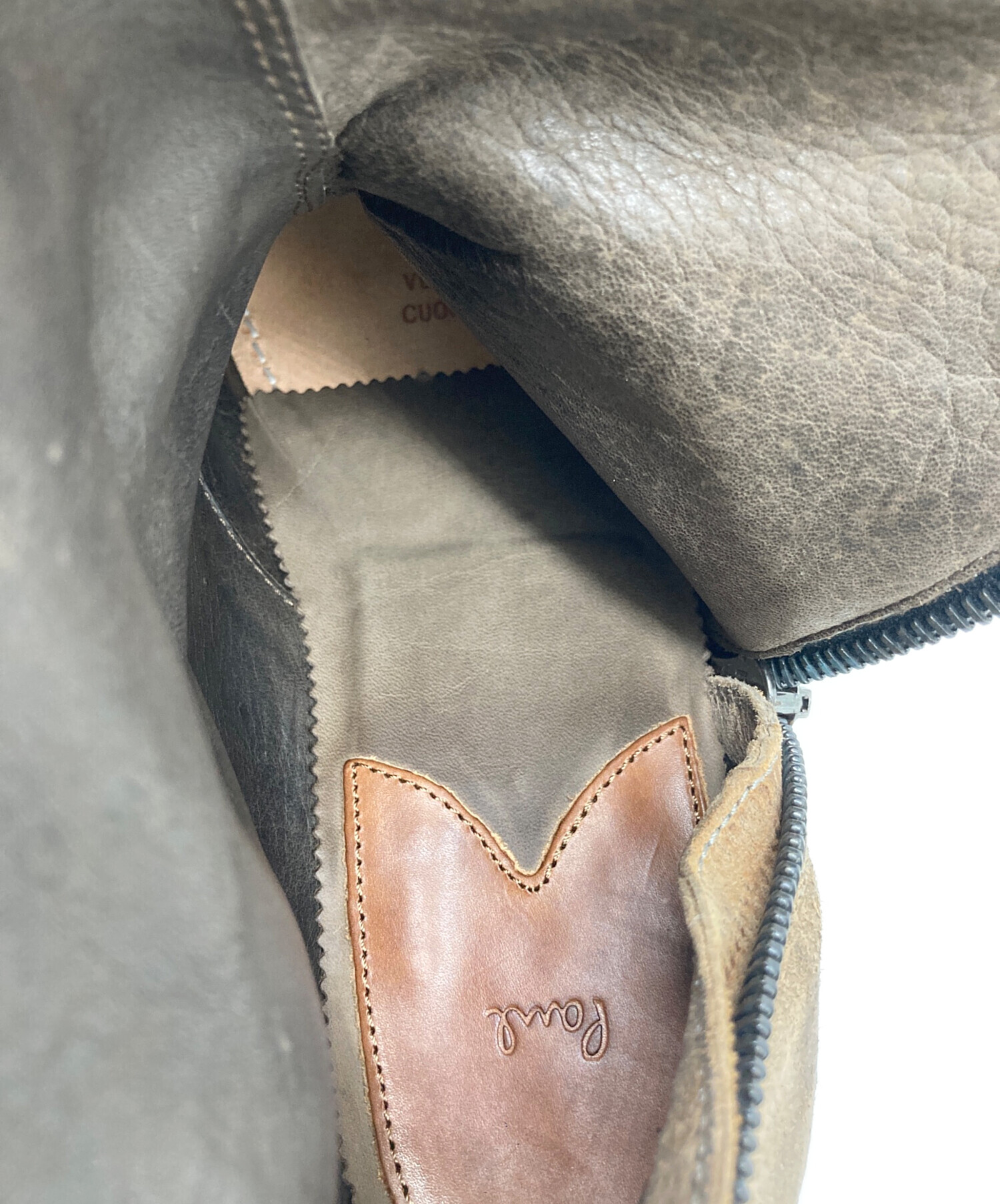 Paul Smith（ポールスミス）サイドジップ ブーツ サイズ41.5／7.5 楽天市場】Paul Smith バックジップブーツ ポールスミス 牛革 クラック