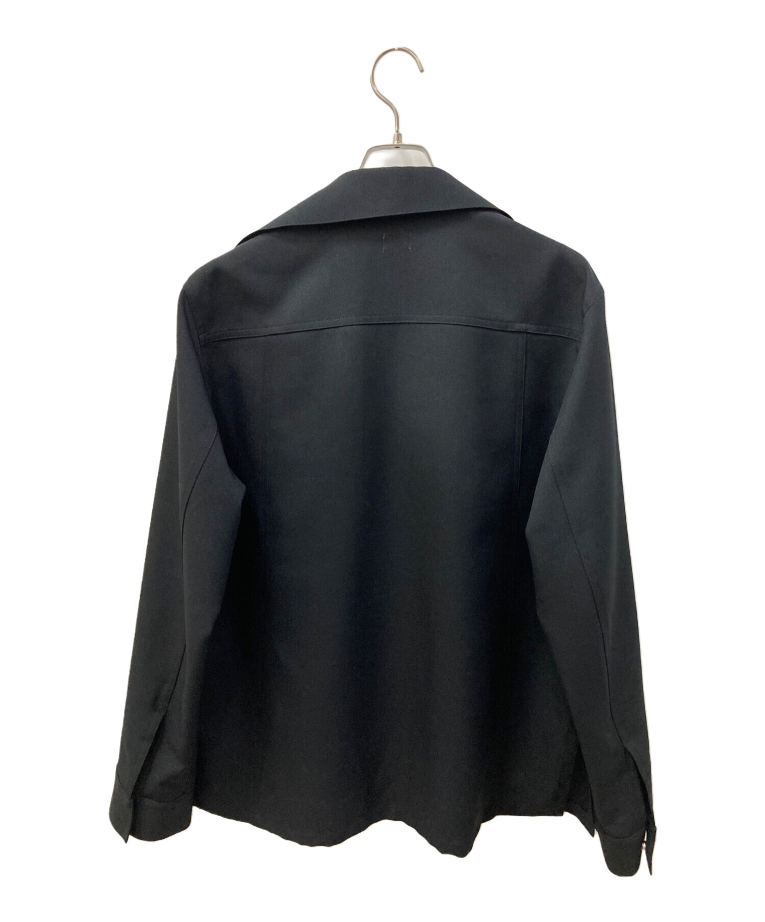 中古・古着通販】kaiko (カイコー) ボタンレスブルゾン ブラック 