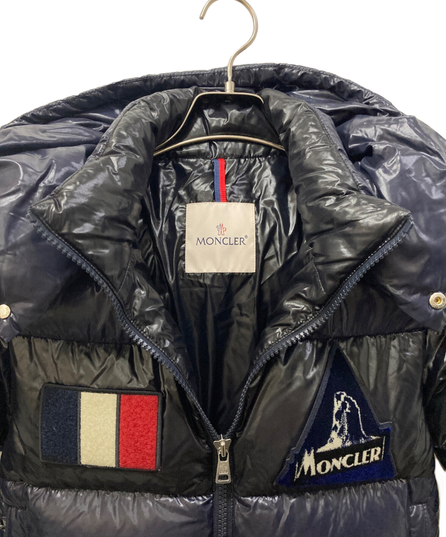 中古・古着通販】MONCLER (モンクレール) ダウンジャケット ネイビー