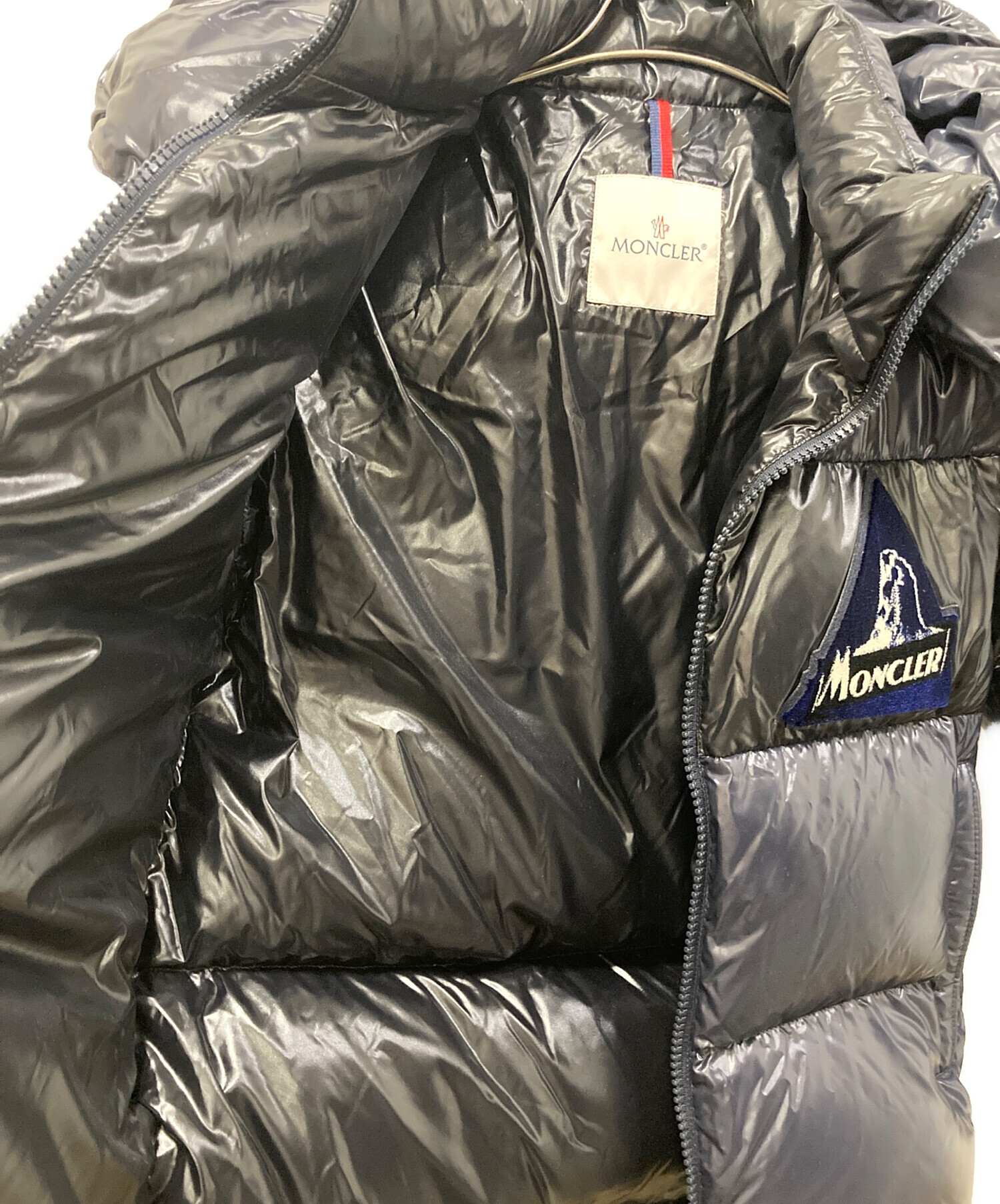 中古・古着通販】MONCLER (モンクレール) ダウンジャケット ネイビー
