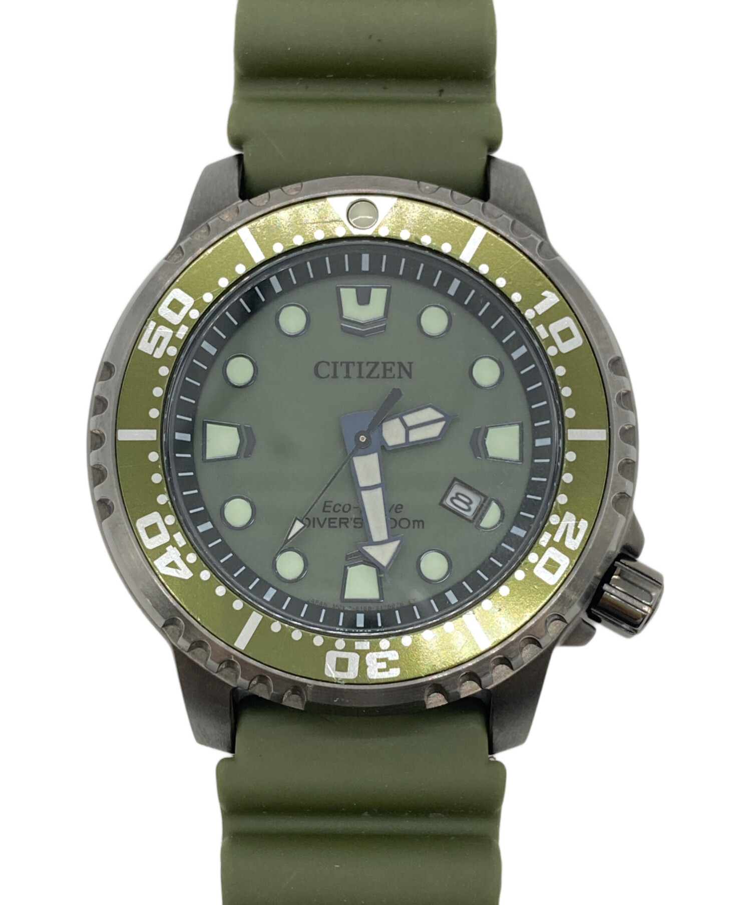中古・古着通販】CITIZEN (シチズン) 腕時計 グリーン｜ブランド・古着 