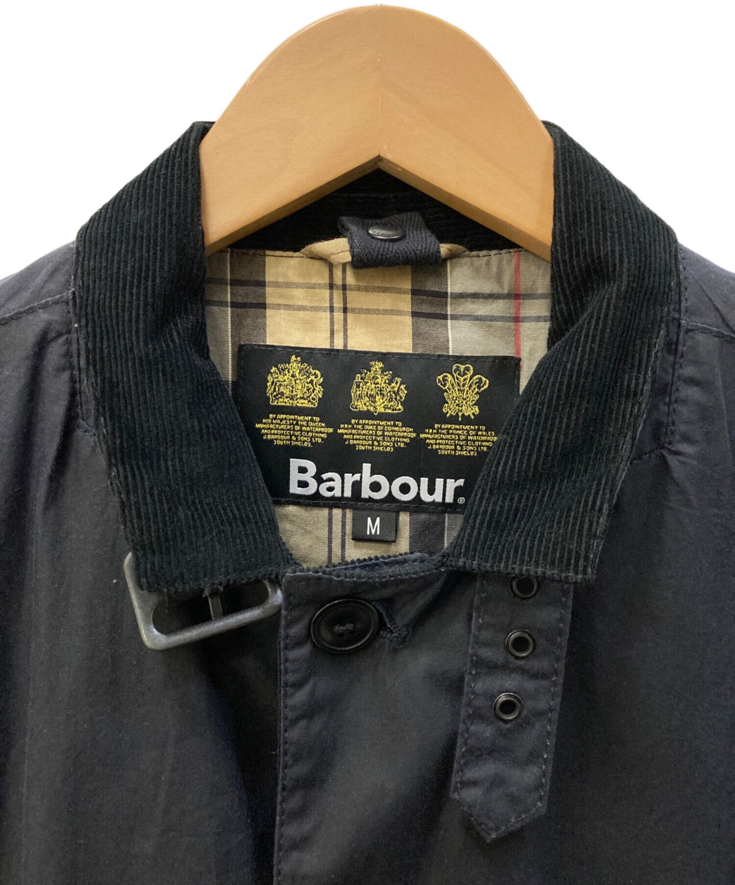 barbour オイルドジャケット 中古・古着通販】Barbour (バブアー) オイルドジャケット ブラック