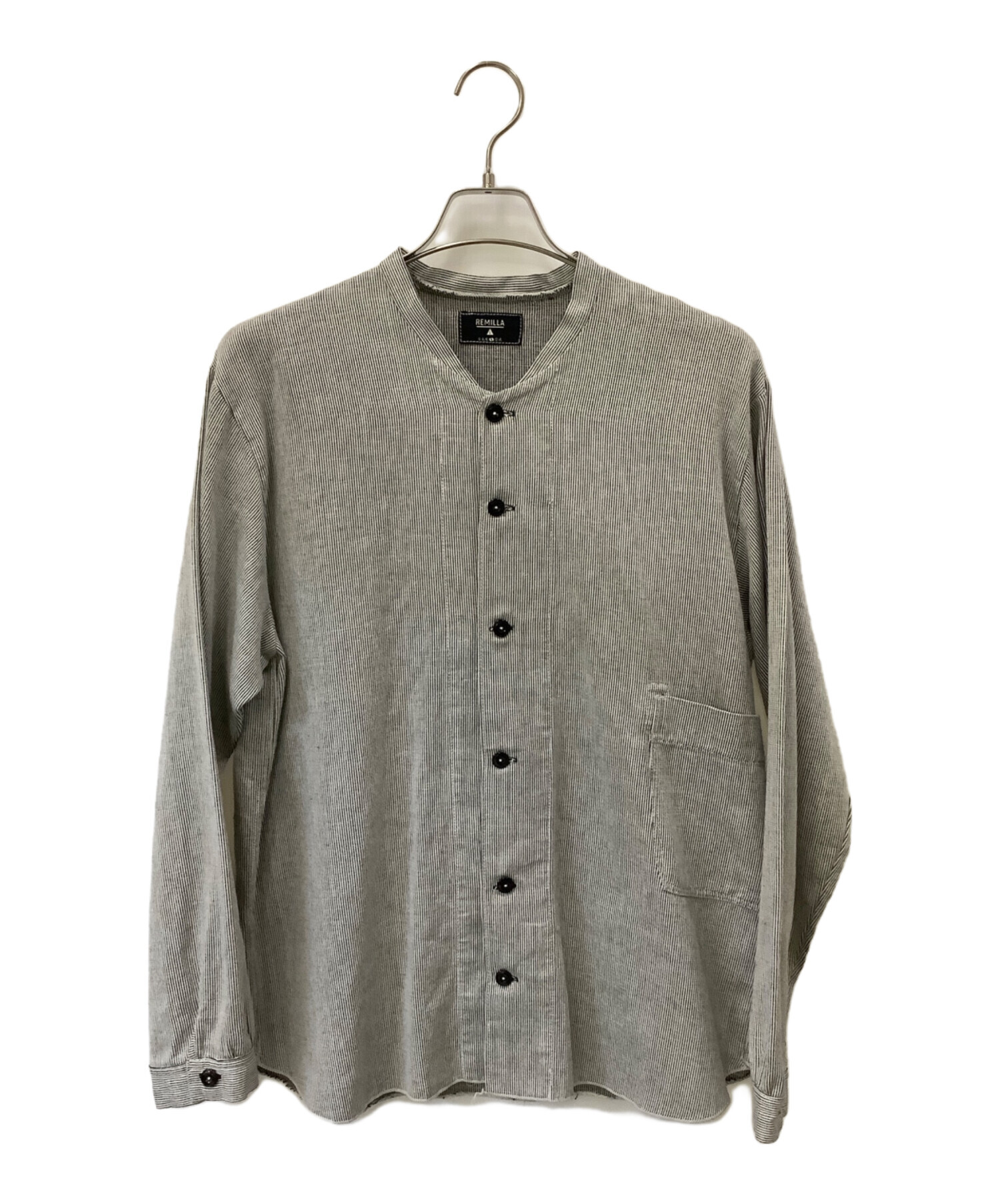 中古・古着通販】REMILLA (レミーラ) ノーカラージャケット ブラック