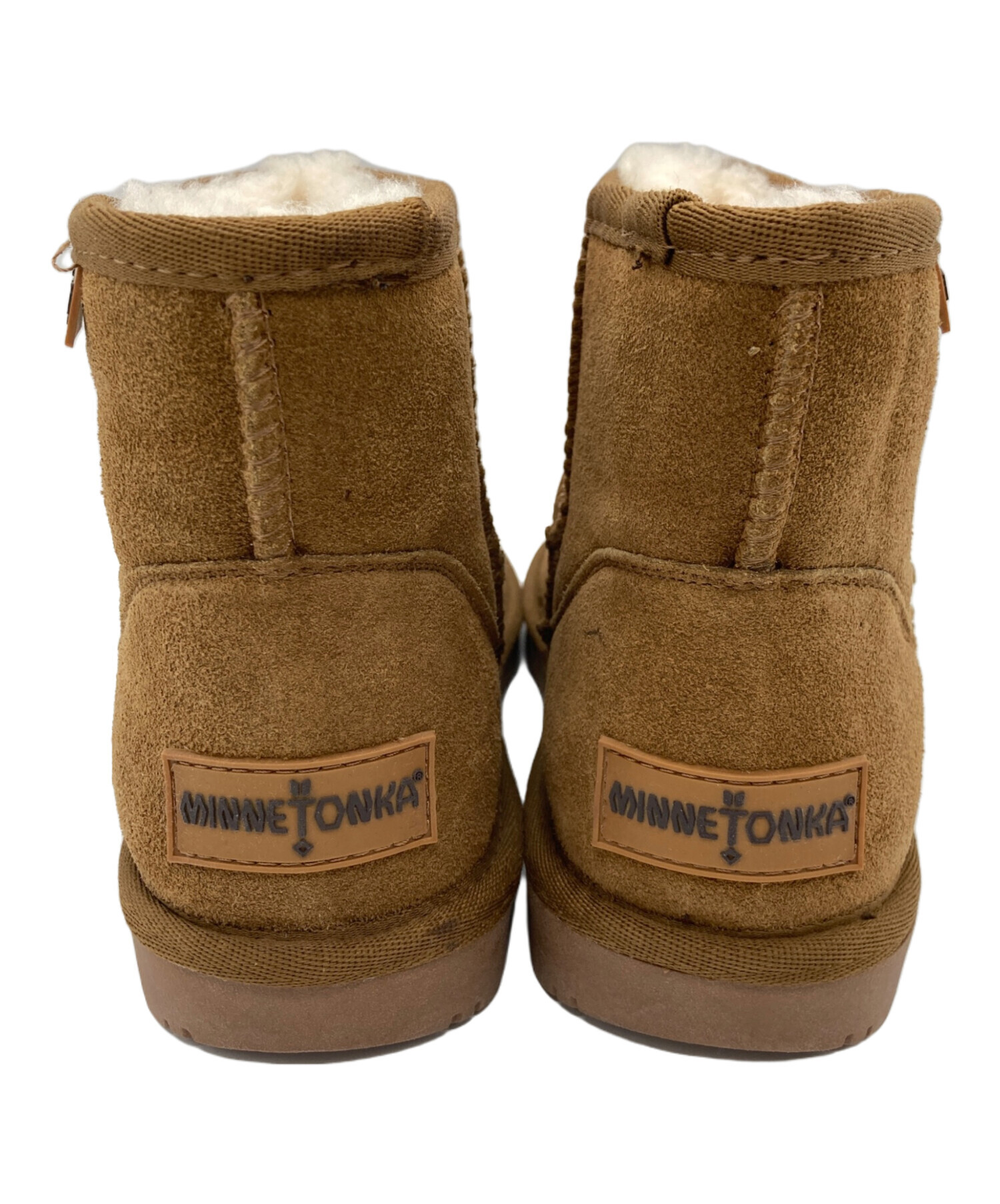中古・古着通販】MINNETONKA (ミネトンカ) ムートンショートブーツ