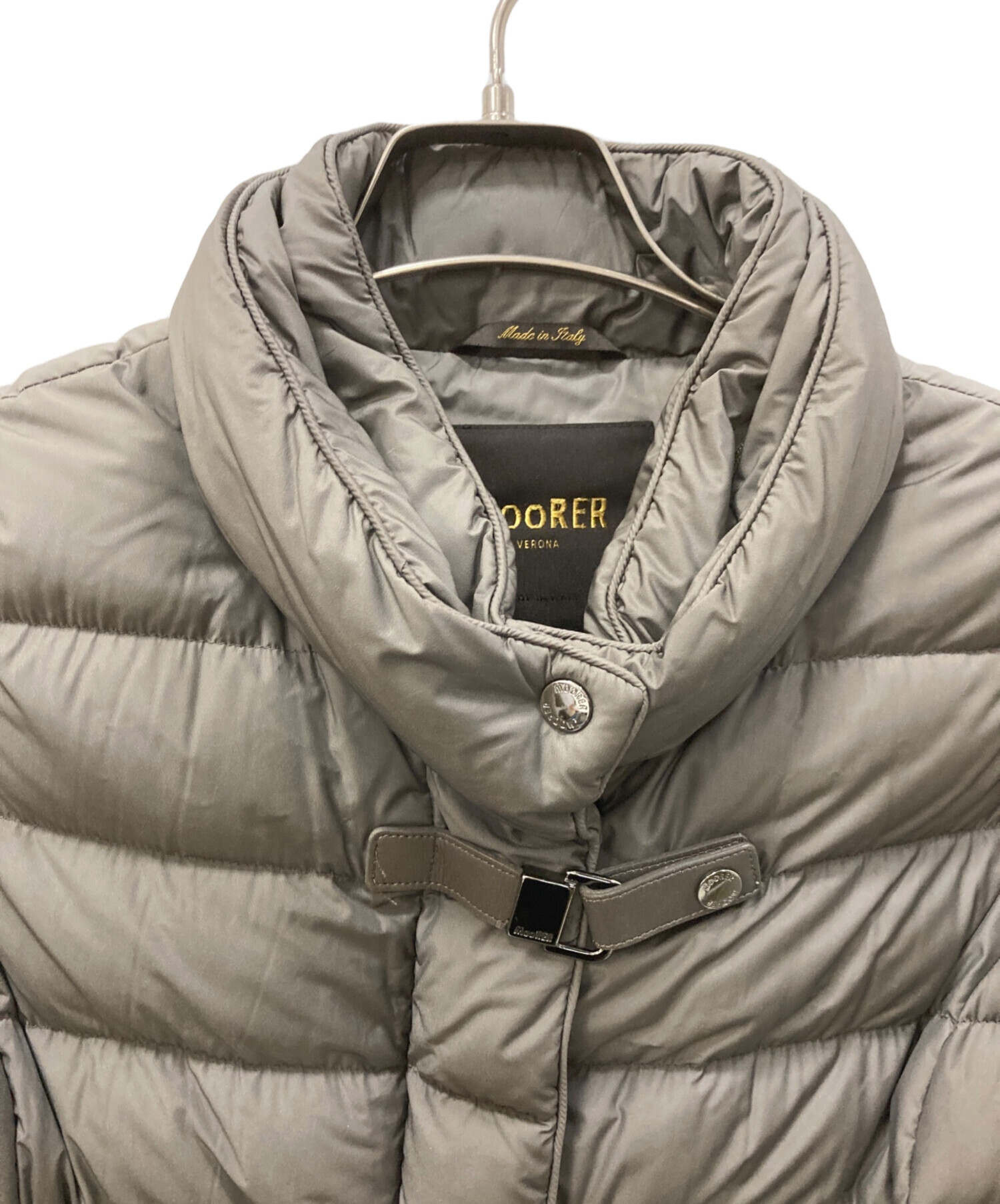 中古・古着通販】MOORER (ムーレー) ダウンコート ベージュ サイズ:42