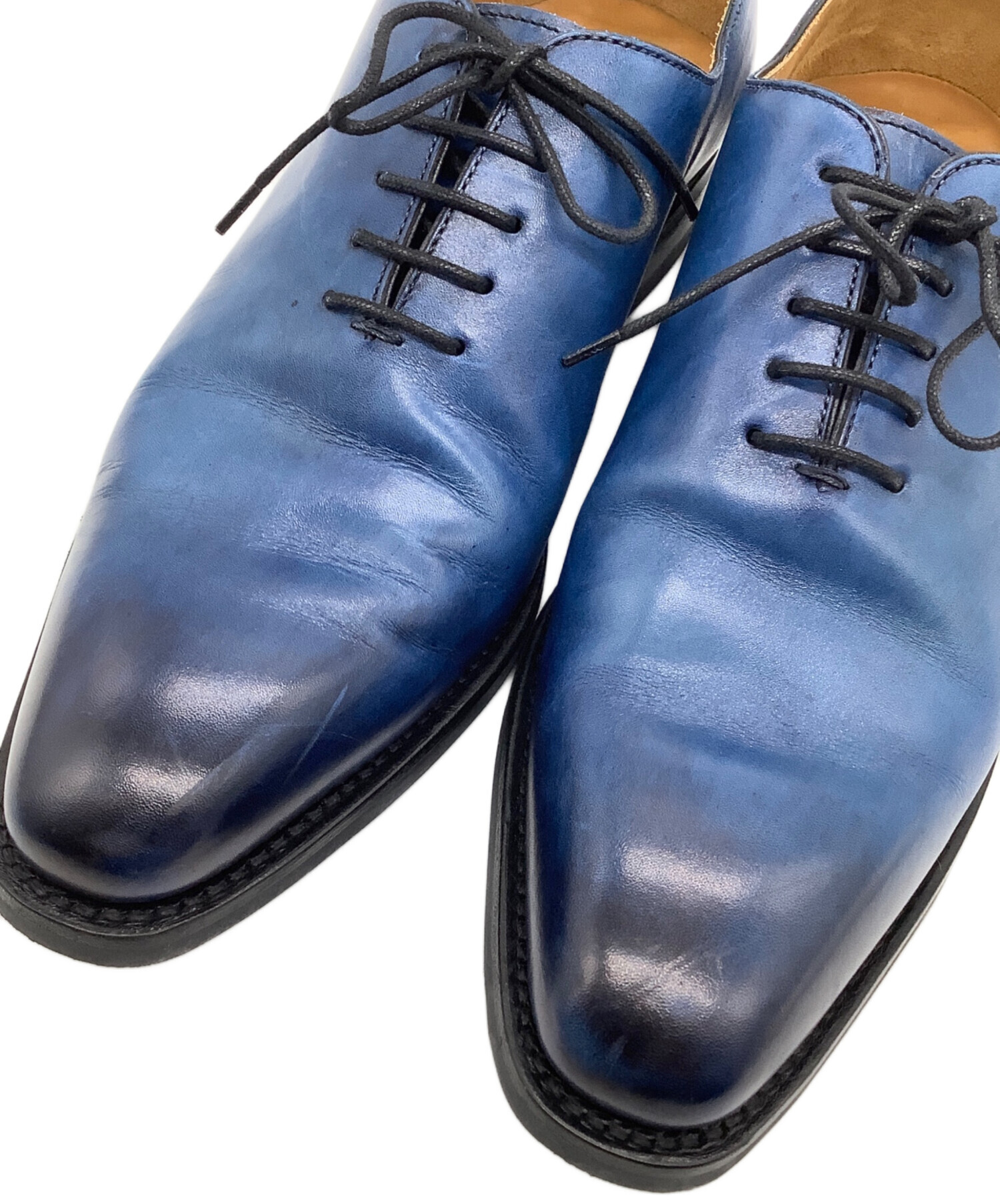 中古・古着通販】berwick (バーウィック) レザーシューズ ブルー