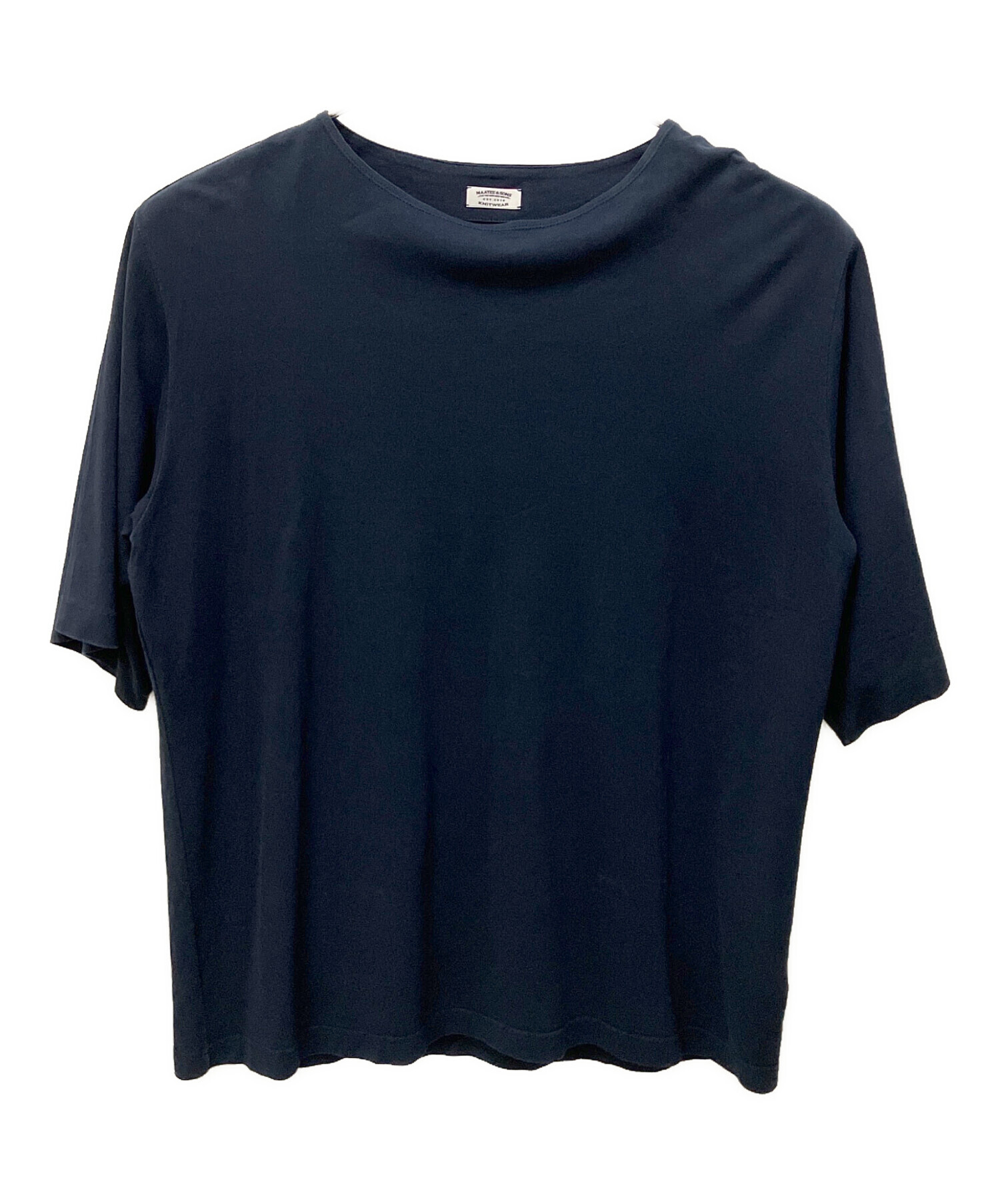 MAATEE & SONS ネイビー Tシャツ 半袖 中古・古着通販】MAATEE&SONS (マーティーアンドサンズ) 半袖