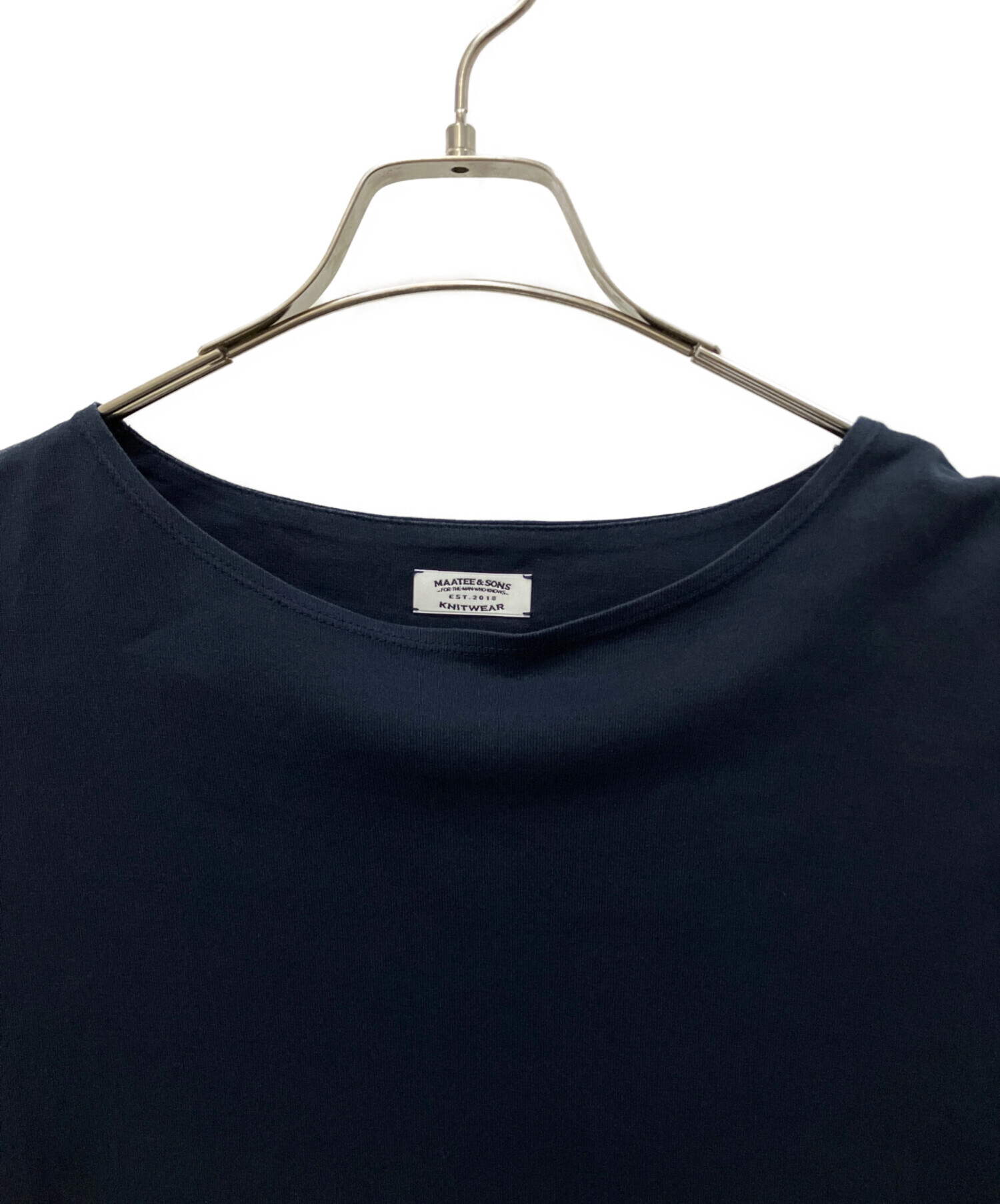 MAATEE & SONS ネイビー Tシャツ 半袖 中古・古着通販】MAATEE&SONS (マーティーアンドサンズ) 半袖